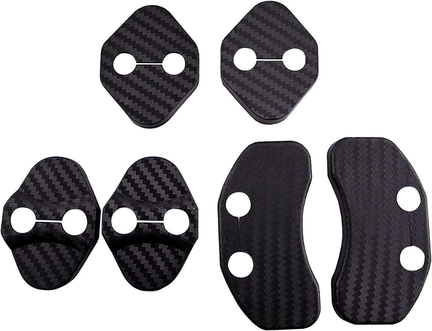 BRIGHTZ スペーシアベース MK33V カーボン調ドアストライカーカバー 6PC 【 STRIKER－020 】 MK 33 V スペーシア ベース
