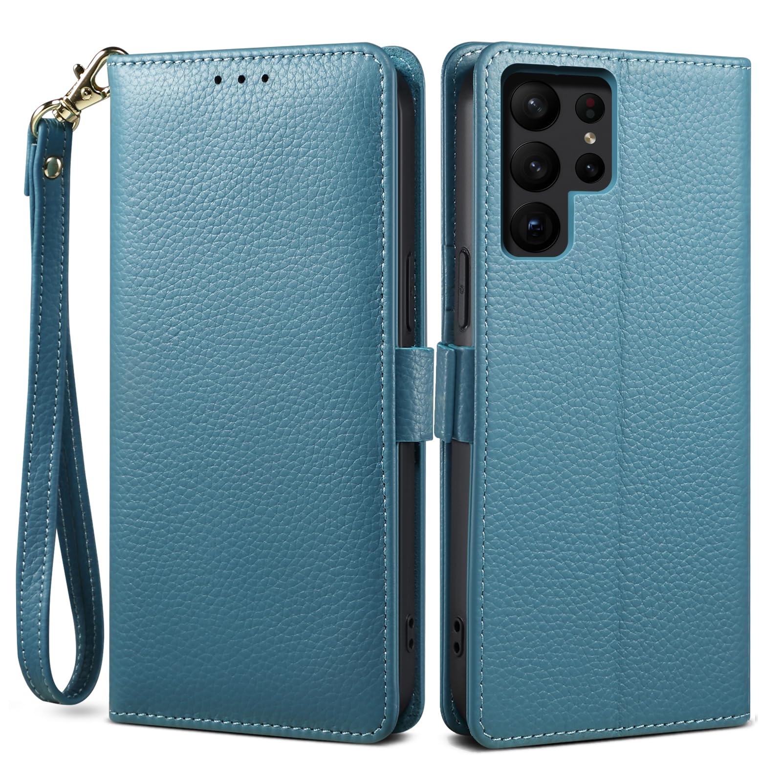 【2024 新御出座し! 御前上等シュリンクカーフレザー】Galaxy S24 Ultra 容れもの 万覚え帳型 本革 牛皮 歌留多納める 側面磁石式 横置き照明ランプ役立つこと付き添い人 上下にストラップホール付き添い人 同盟罷工一回り付 ギャ