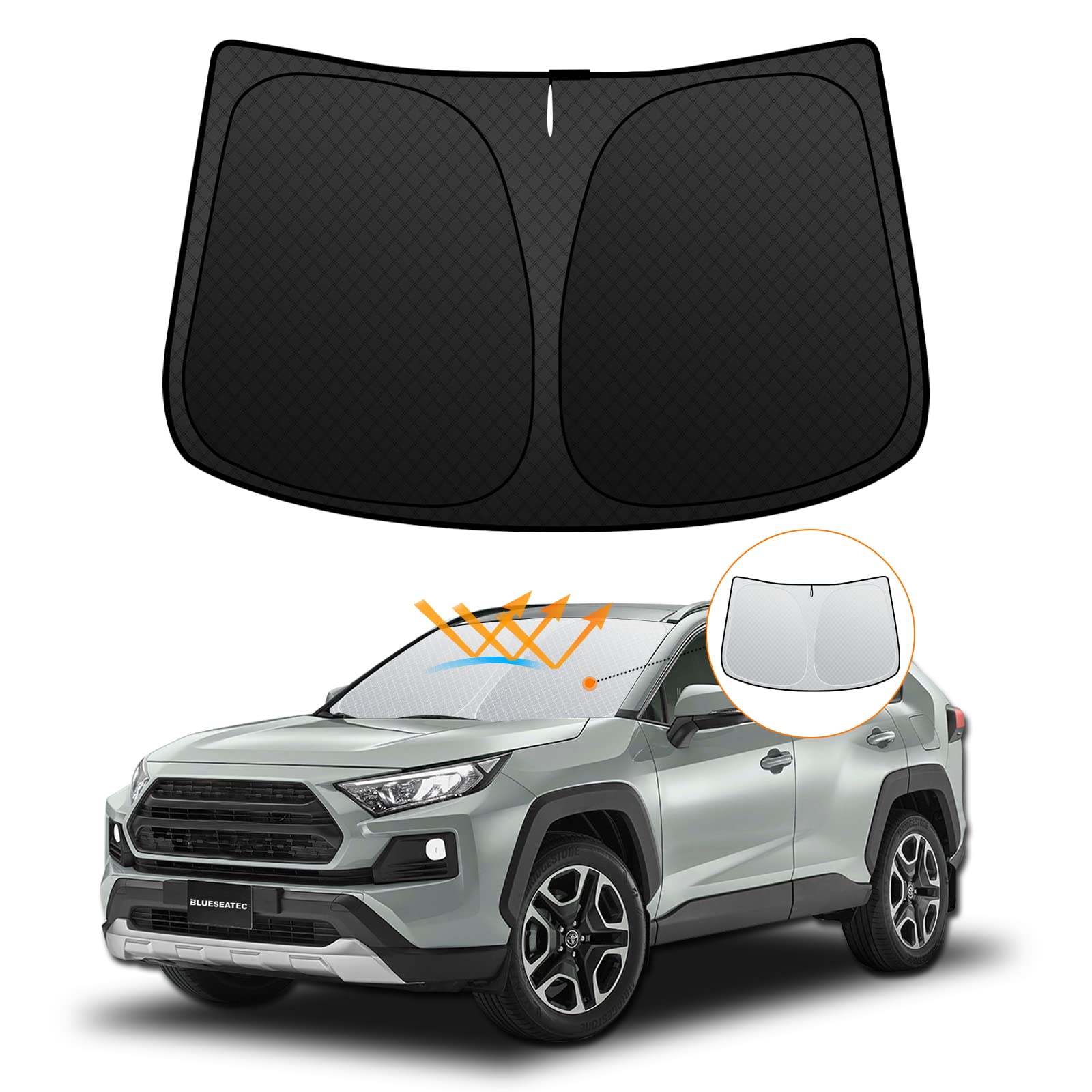 楽天市場】サンシェード トヨタ RAV4 50系 用サンシェード 車