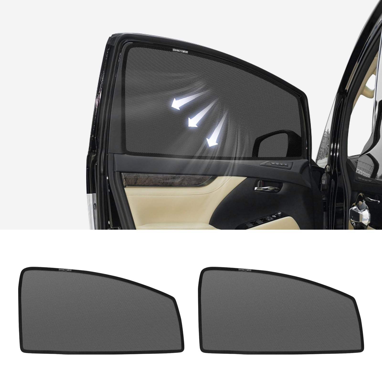 アルファード ヴェルファイア 30系 専用 メッシュカーテン 車種専用 サンシェード ALPHARD VELLFIRE 30 前期 後期 サイド用 遮光カーテン 遮光 日除け 日焼け防止 UVカット メッシュサンシェード