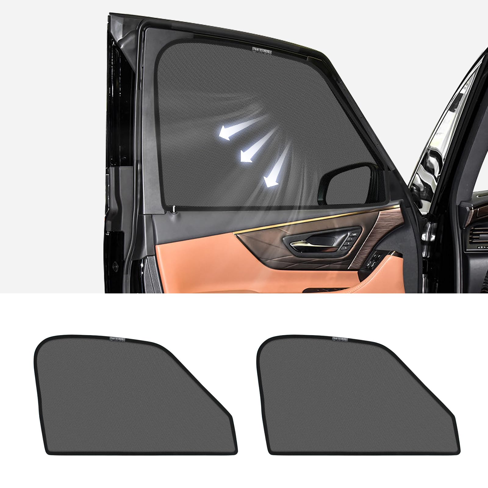 アルファード ヴェルファイア 40系 専用 メッシュカーテン 車種専用 サンシェード Alphard Vellfire 4代目 サイド用 遮光カーテン 遮光 日除け 日焼け防止 UVカット メッシュサンシェード マグネ