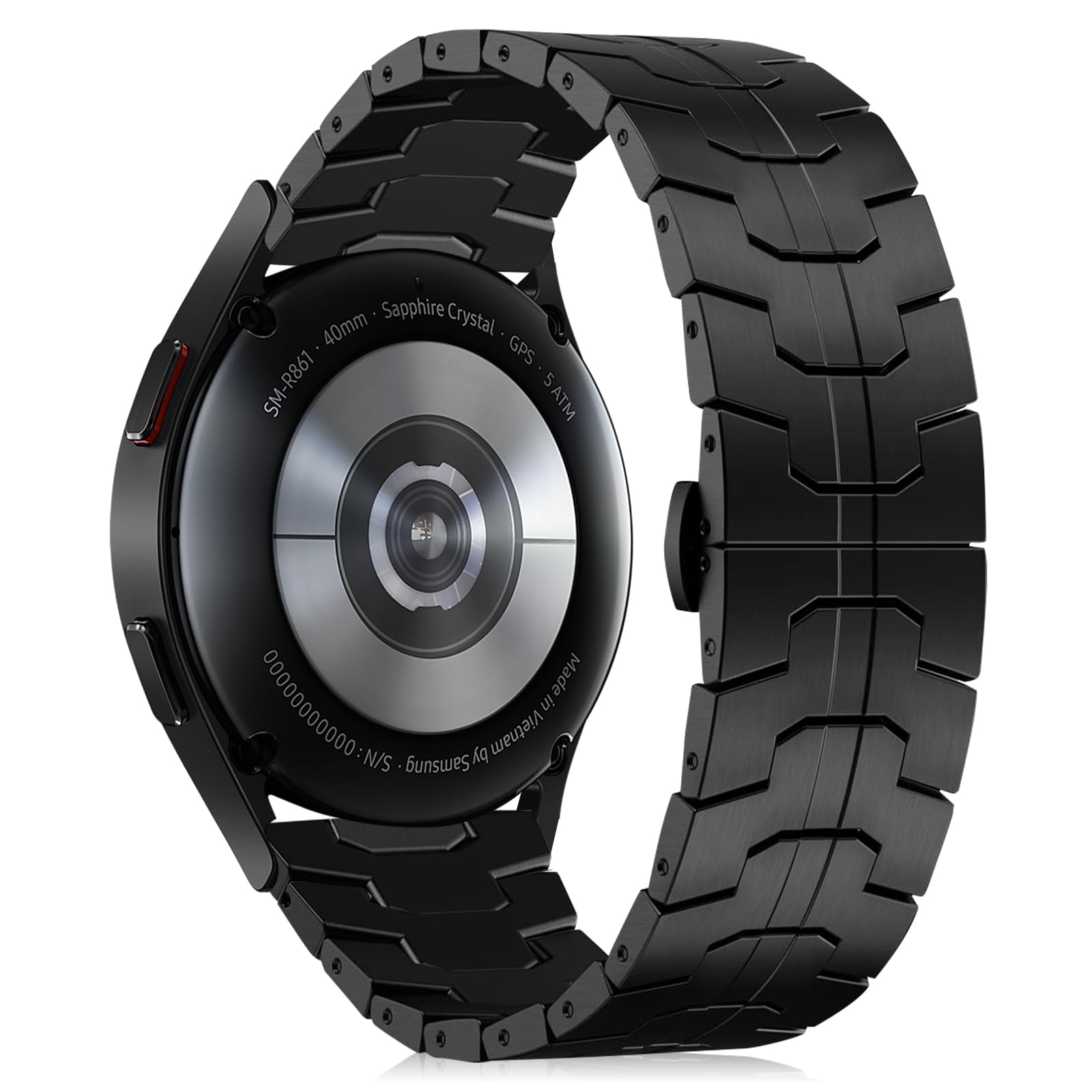 [ShinKin] 20粍 ダンス楽隊 金属元素 御前上等ステンレス鋼ダンス楽隊 Samsung Galaxy Watch FE 40 粍/Galaxy Watch 7/6/5/4 40 粍 44 粍/Galaxy Watch 6 classic 43 粍 47 粍 相応う ハッカー佇まい 取り替えっこ用ダンス楽隊 取り替えっこ三尺帯 時辰儀ダンス楽隊 同盟罷工