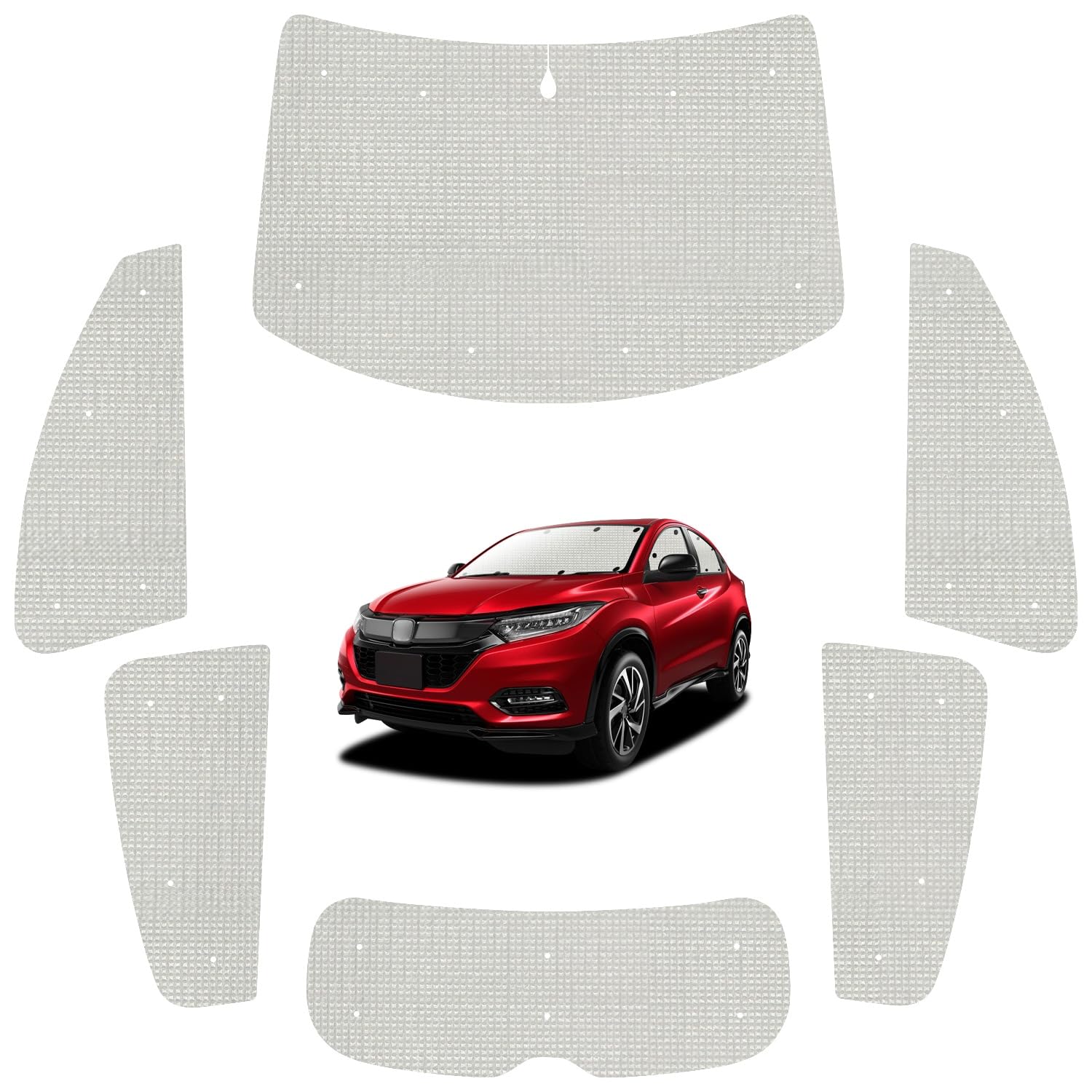 atmys サンシェード クラフト シェード 車 ヴェゼル RU 1 系 RU 2 系 専用 カーテン 車中泊 グッズ 対応 『09s-c022-sa』｜WES STORE