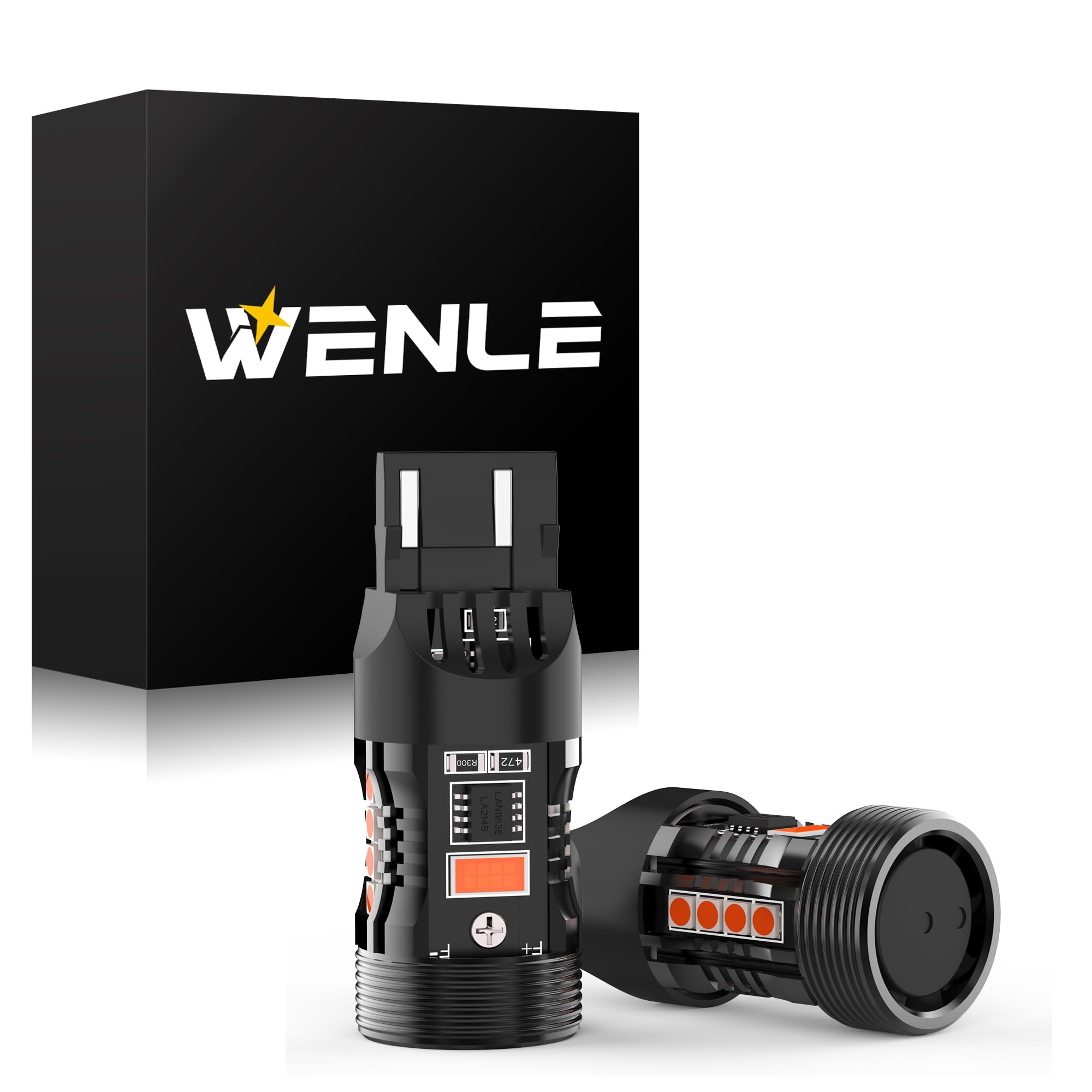 WENLE(ウエンレ) 超爆光 T20 ダブル（CKタイプ） ledバルブ ブレーキランプ テールランプ ストップランプ キャンセラー内蔵 警告灯防止 DC12V車対応 左右分2本入り