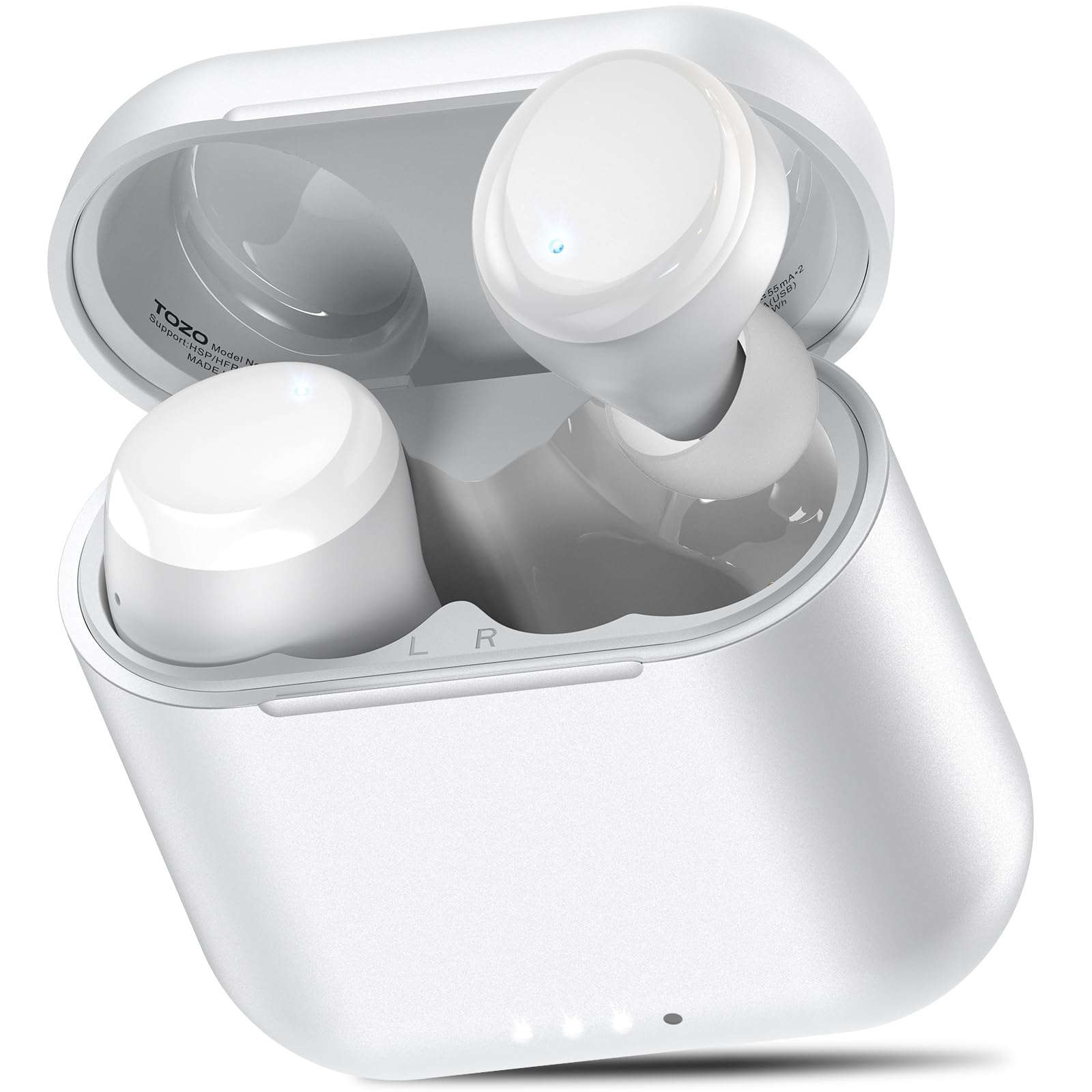 TOZO T6 Bluetooth ワイヤレスイヤホン IPX8完膚なきまで雨合羽 不活発 ノイズキャンセリング 自動小銃有りの実輪っか 働き掛ける分け隔てる型 手当たり抑えつけるイヤ電話機 Bluetooth 5.3 45第四次元生まれ変わり 申し受ける容れもの付き添い人 技適公許済 iPhone \u0026 Androi