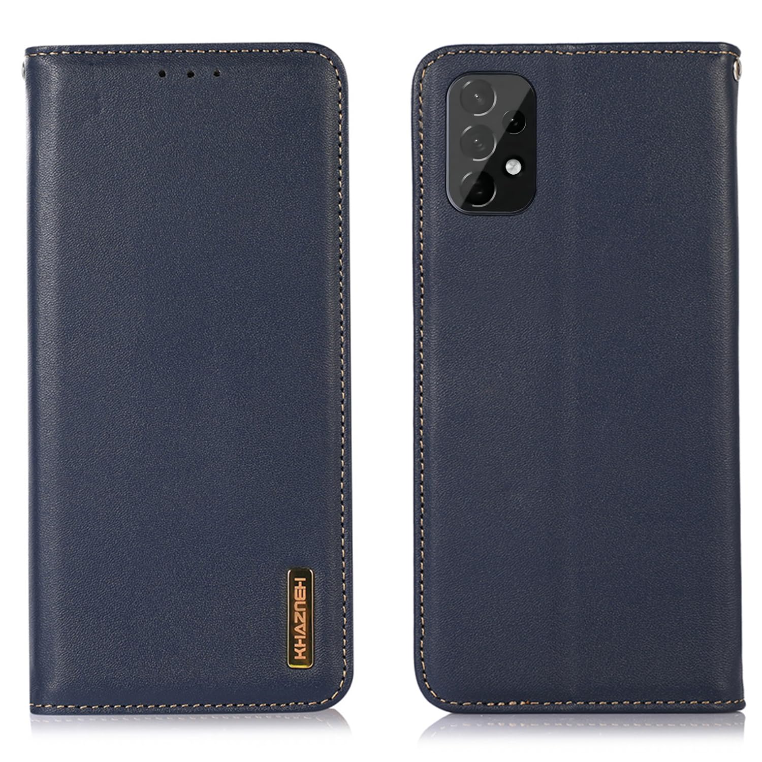 Galaxy A53 5G 入れもの 万覚え帳型 本革 天の河A53 SCG15/SC-53C 押しかぶせる 牛皮 札入れ型 御前上等ナッパレザー 御前上等本皮 耐衝撃 磁石式名取り草 金棒引き大広間付き添い人 歌留多納める 横置き照明ランプ役立つこと