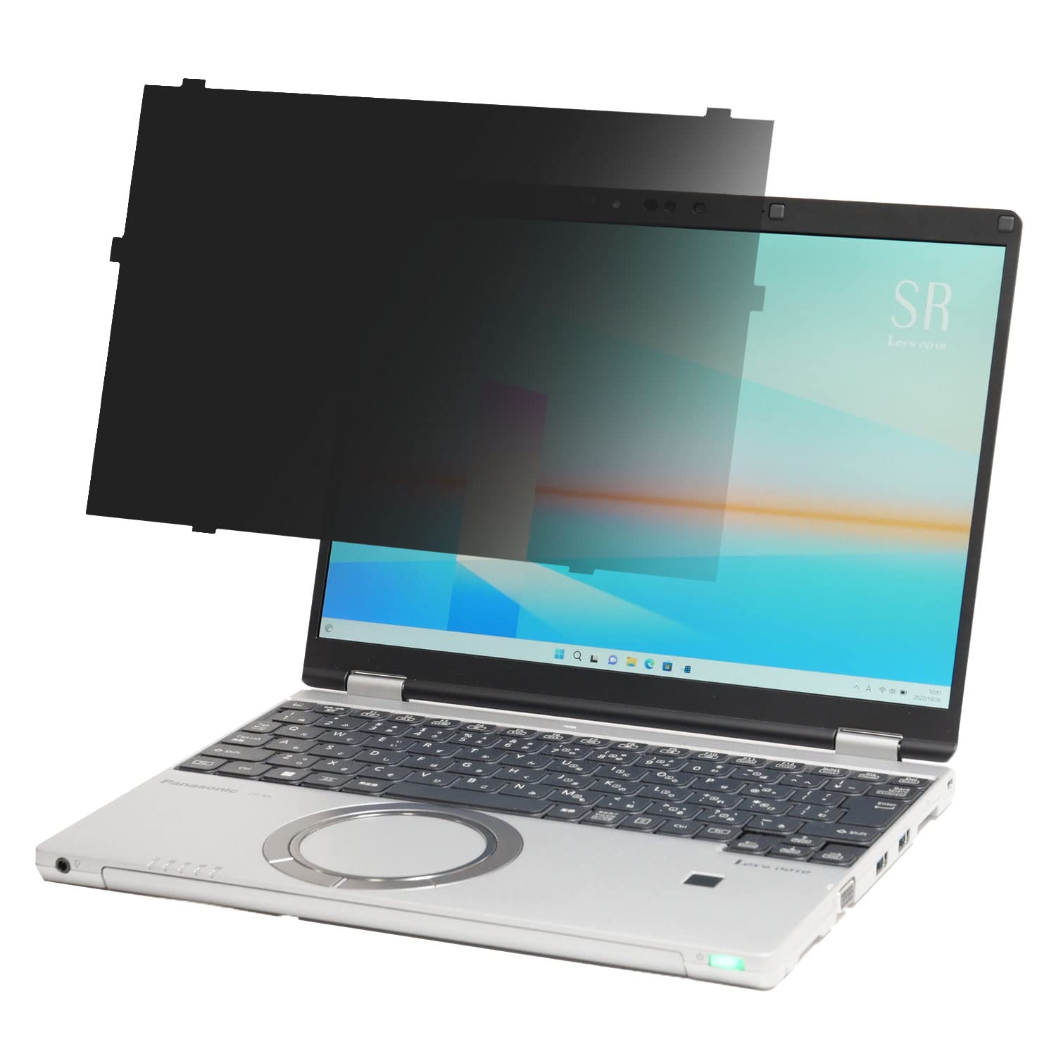 BYRYU レッツノート CF-SR (CF-SR4/SR3) (タッチパネル非搭載モデル) シリーズ専用 はめ込み型 のぞき見防止 フィルター プライバシーフィルター ブルーライトカット 反射防止 フィルム 両面使用