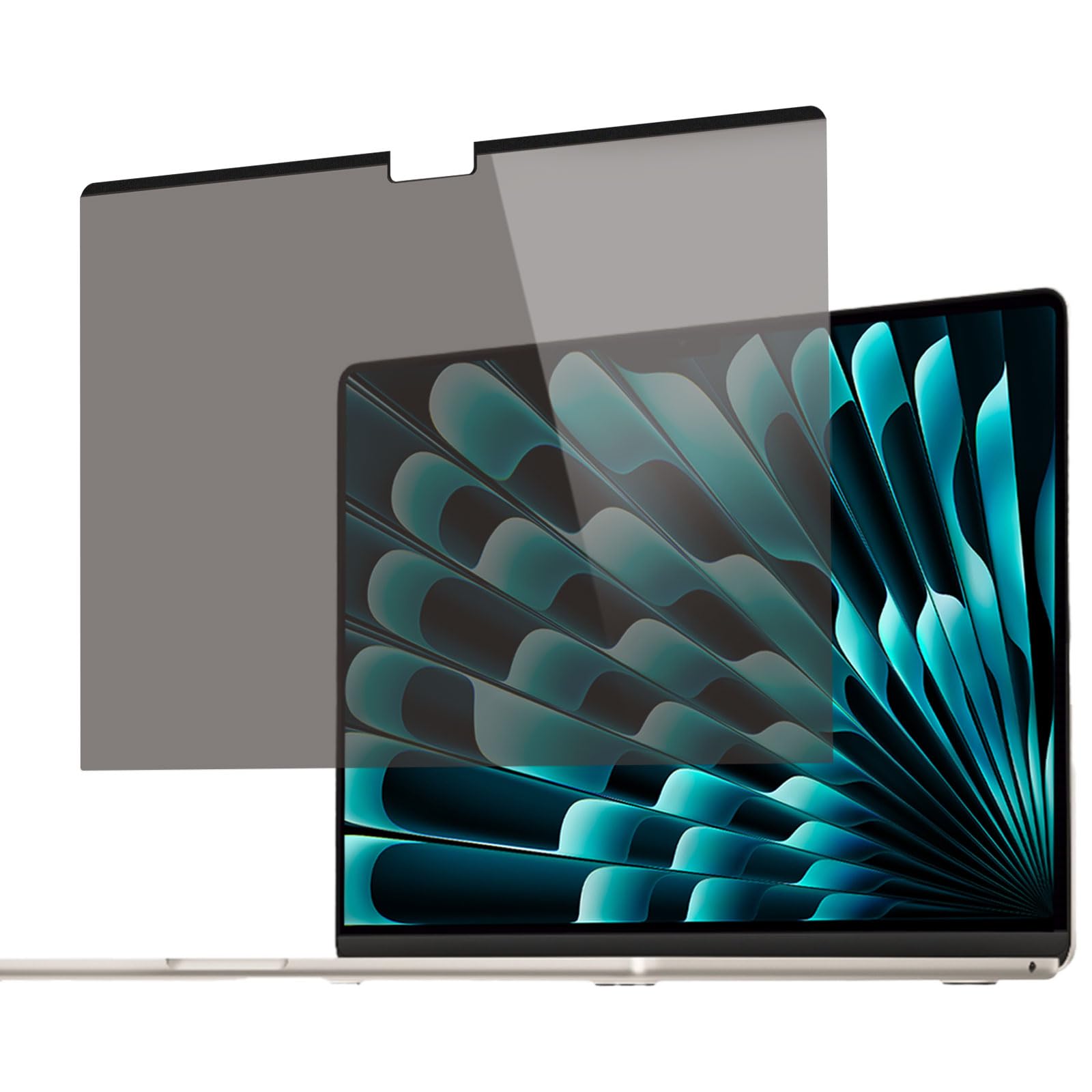 MacBook Air 15 M3/M2 用 のぞき見防止 マグネット式 プライバシーフィルター 覗き見防止 フィルム 反射防止 ブルーライトカット 傷防止 両面使用｜WES STORE