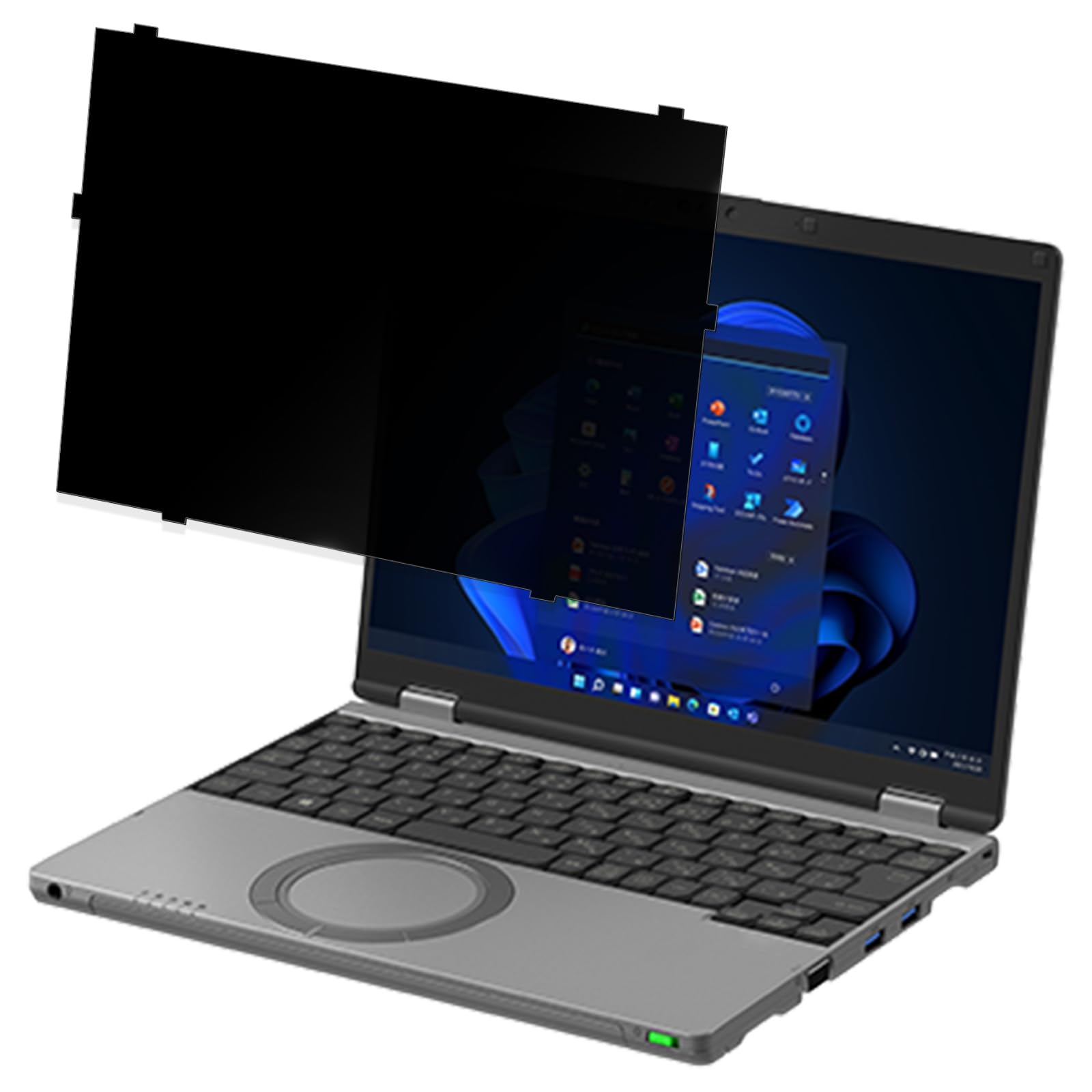 Lifeinnotech はめ込み型 レッツノート CF-SR4(CF-SR4/SR3) 12.4型 タッチパネル非搭載モデル用 (個人・法人向け) 覗き見防止 保護フィルム ブルーライトカット プライバシー フィルター Let note