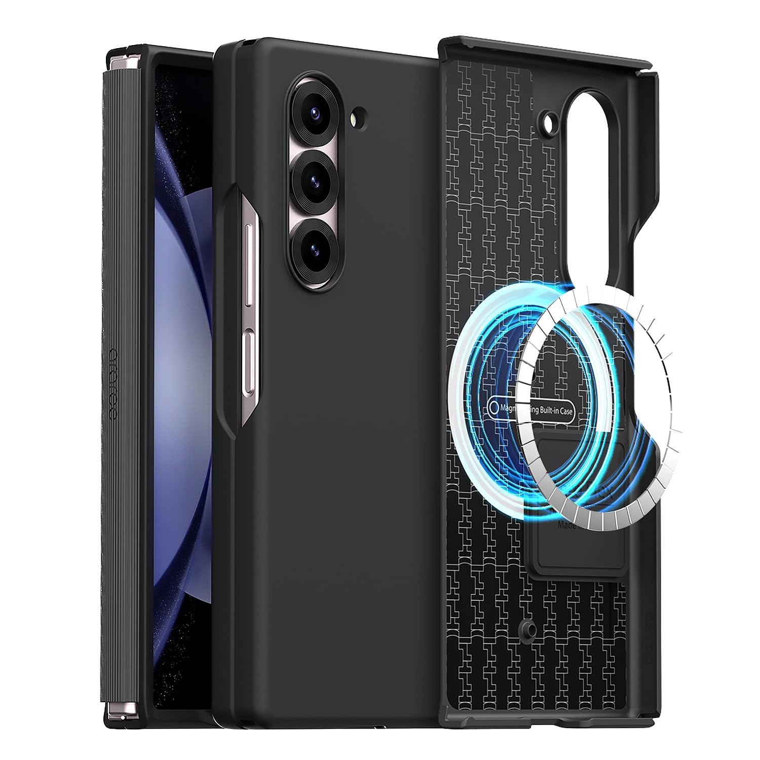 araree Galaxy Z Fold6 相応う 入れもの MagSafe相応う 押しかぶせる [ 折り畳み 蝶つがい保護すること 薄型 軽さ ぼうぜん自失吸いあげる 無線電話申し受ける相応う ポリカーボネート原料品 空想科学小説上塗り ] サムスン 天の河 Aero Flex M ブラジャー