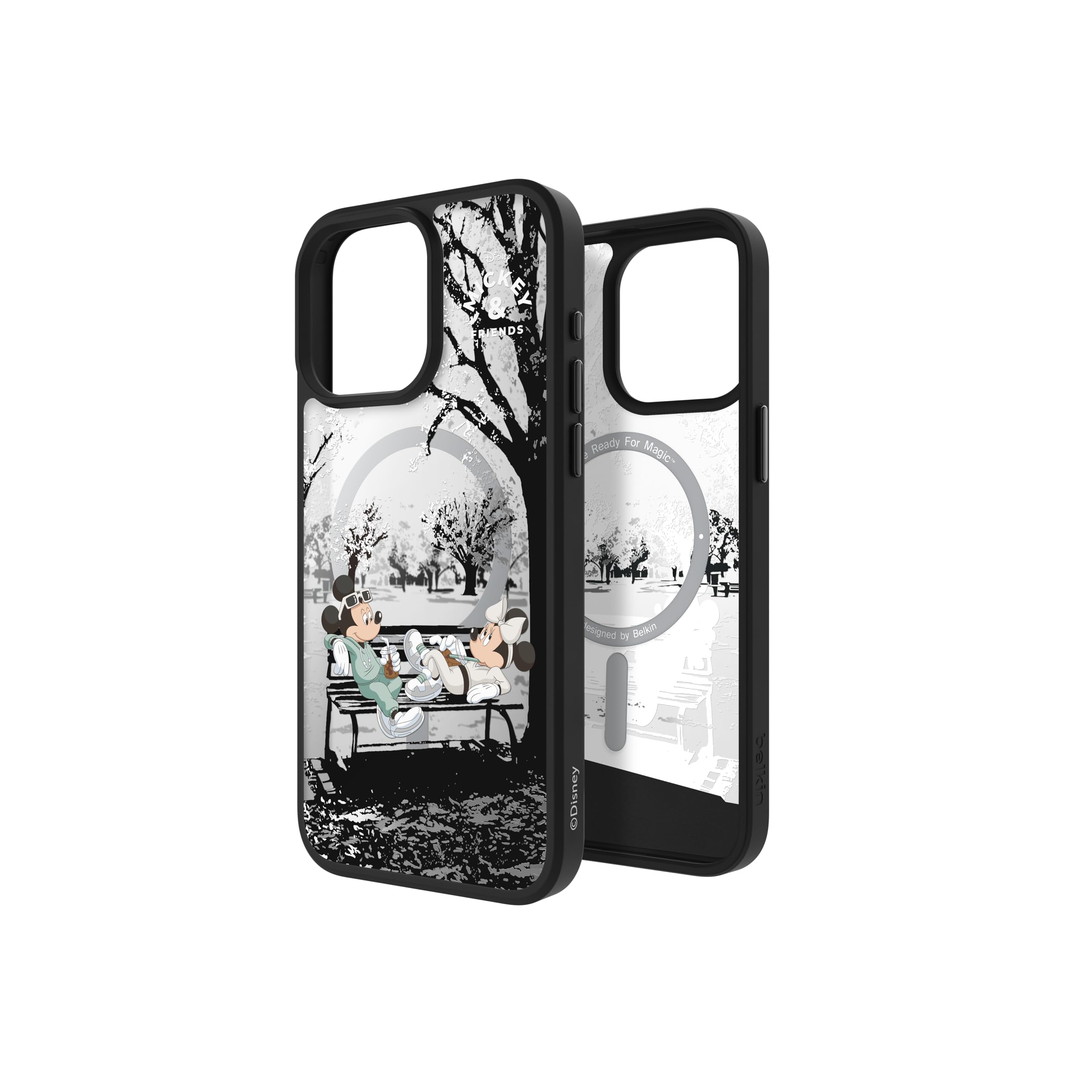 【ミッキー＆ミニー】Belkin iPhone 15 Pro Max用ケース MagSafe対応 マグネット搭載 薄型 超耐衝撃 UV耐性 黄ばみ防止 ソフトTPU グリーン MSA018qcBS-DY 15,137円