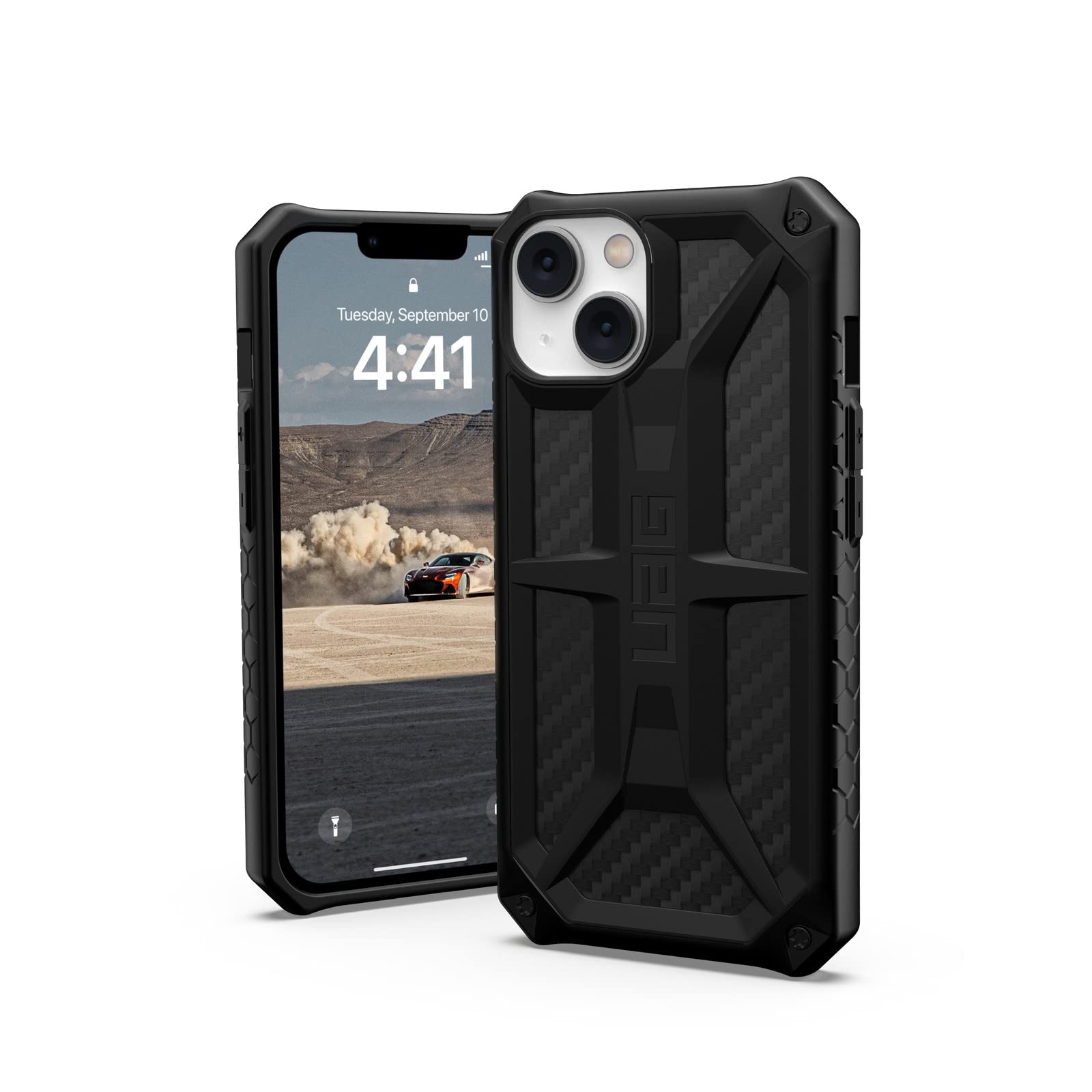 URBAN ARMOR GEAR iPhone 14 (6.1) 2022対応 耐衝撃ケース MONARCH カーボンファイバー 【日本正規代理店品】 UAG-IPH22MA-P-CF