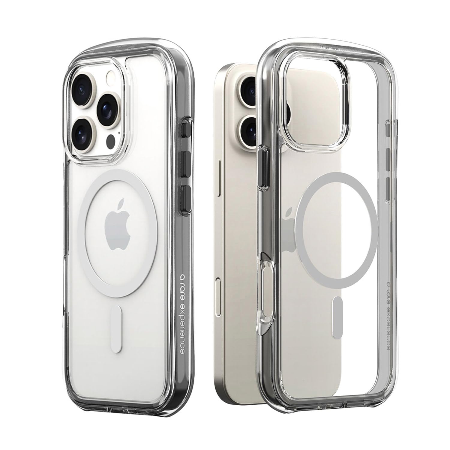 araree iPhone 16 Pro Max 入れもの 米軍MIL標準尺度 DUPLE M AIR [ 4面サイドエアキャップ 耐衝撃性 高耐久 Magsafe相応う ] アイフォン 保護すること押しかぶせる AR27145i16PM 点火装置薄墨色【国内置き目品】