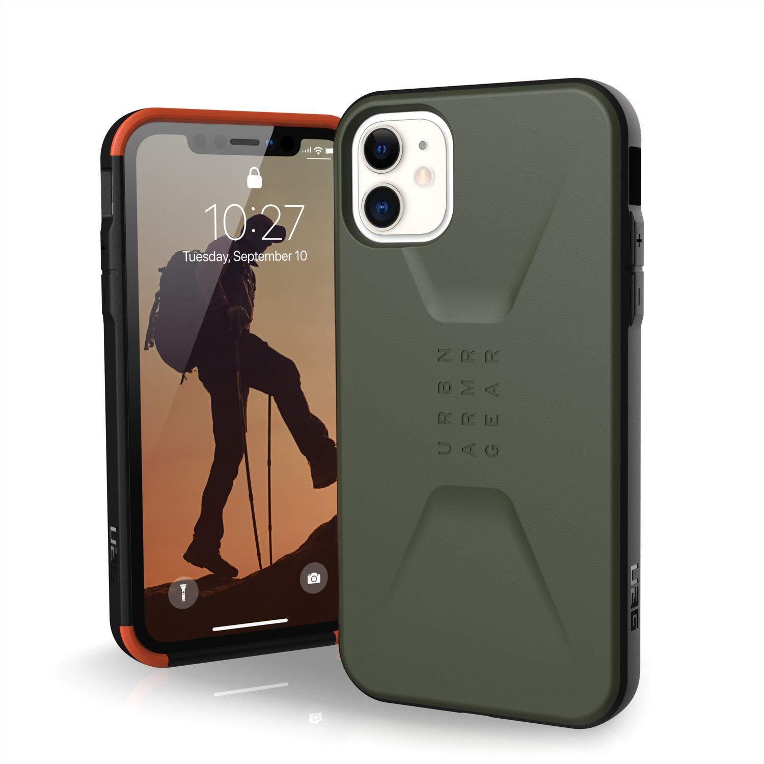 URBAN ARMOR GEAR iPhone 11(6.1インチ)対応耐衝撃ケース CIVILIAN オリーブドラブ 【日本正規代理店品】 UAG-IPH19MS-OD｜WES STORE