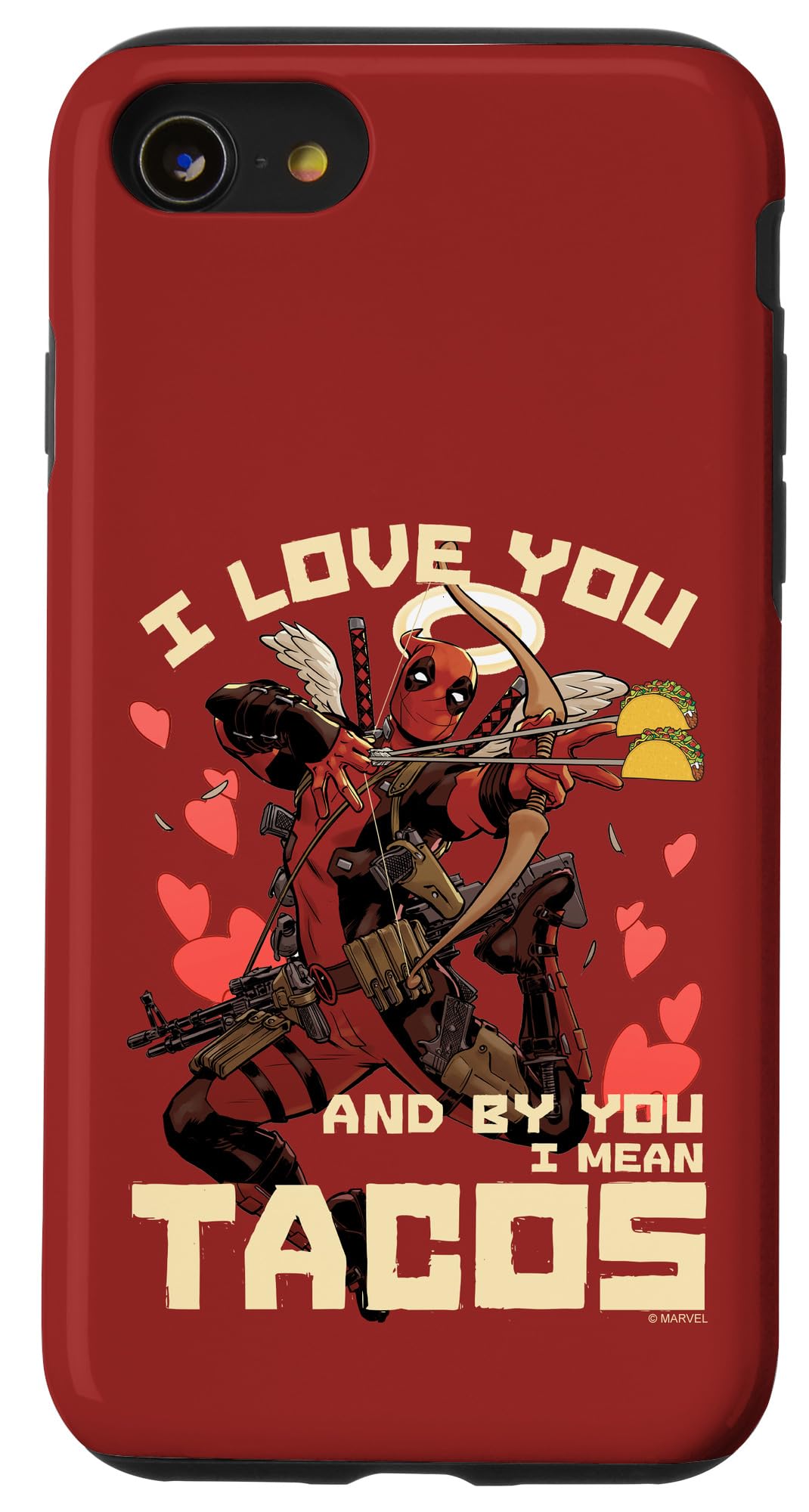 iPhone SE (2020) / 7 / 8 マーベル デッドスウィミングプール I Love You And By You I Mean Tacos スマホケース スマートフォン・携帯電話アクセサリー-ケース・カバー-スマートフォン・タブレット