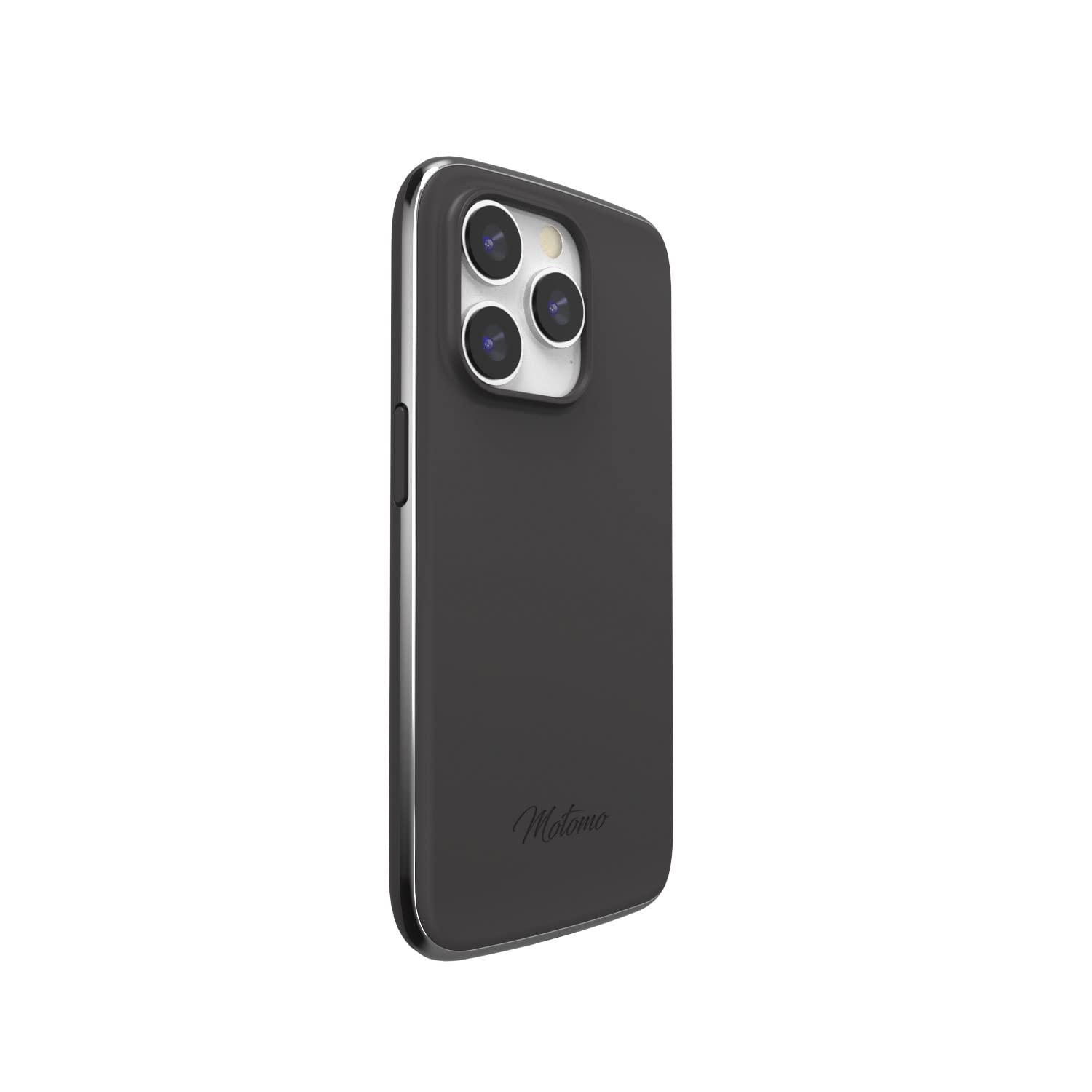 motomo iPhone 14 Pro ケース INO LINE INFINITY CASE [ ソフトケース 密着痕防止 TPUとポリカーボネートのハイブリッド 耐衝撃 バンパー風 ワイヤレス充電 ] アップル アイフォンケース バンパー風 背面