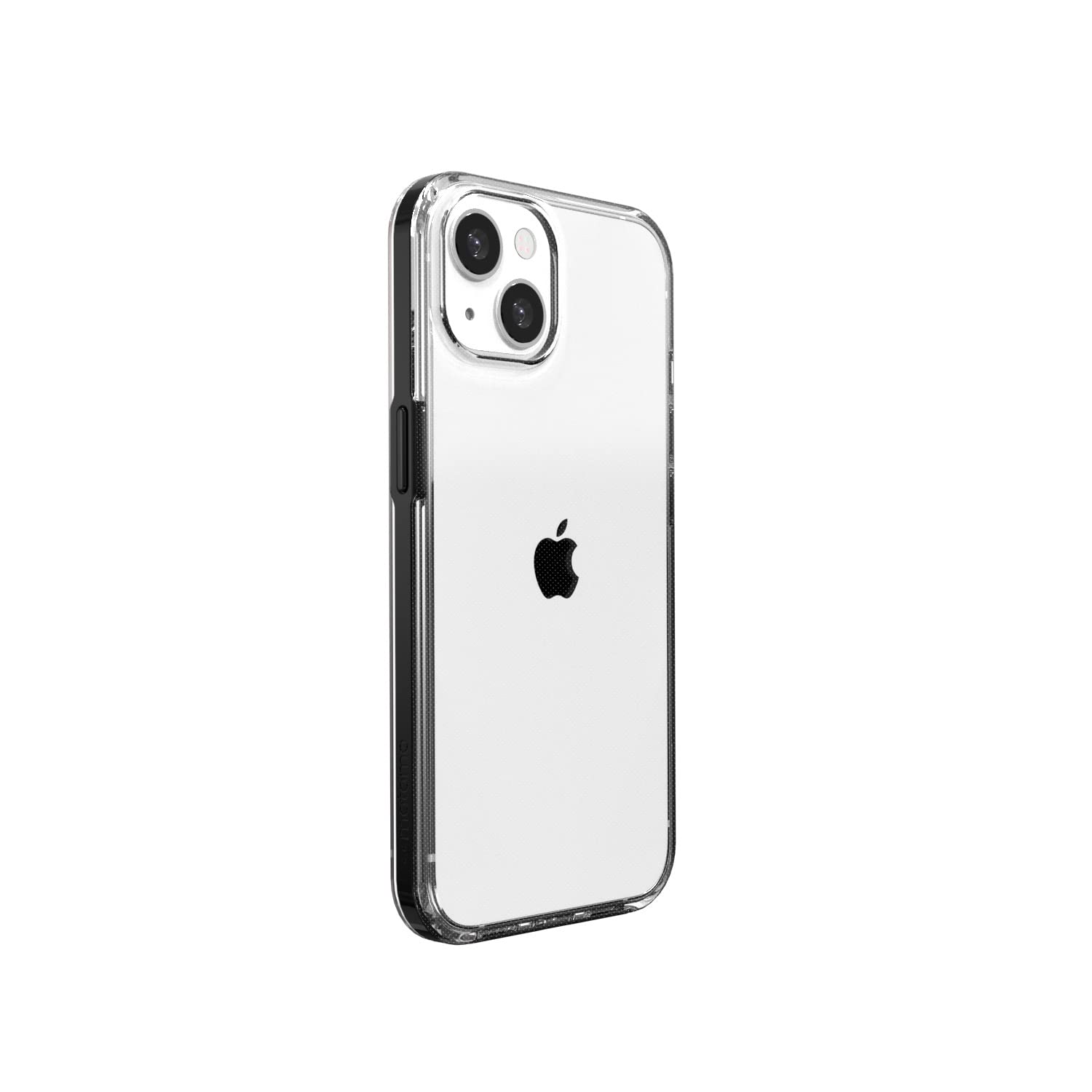 motomo iPhone 14 ケース INO Achrome Shield Case [ クリア ソフトケース アルミニウムボタンカバー 密着痕防止 TPUとポリカーボネートのハイブリッド 耐衝撃 バンパー風 ワイヤレス充電 ] アップル ア｜WES STORE
