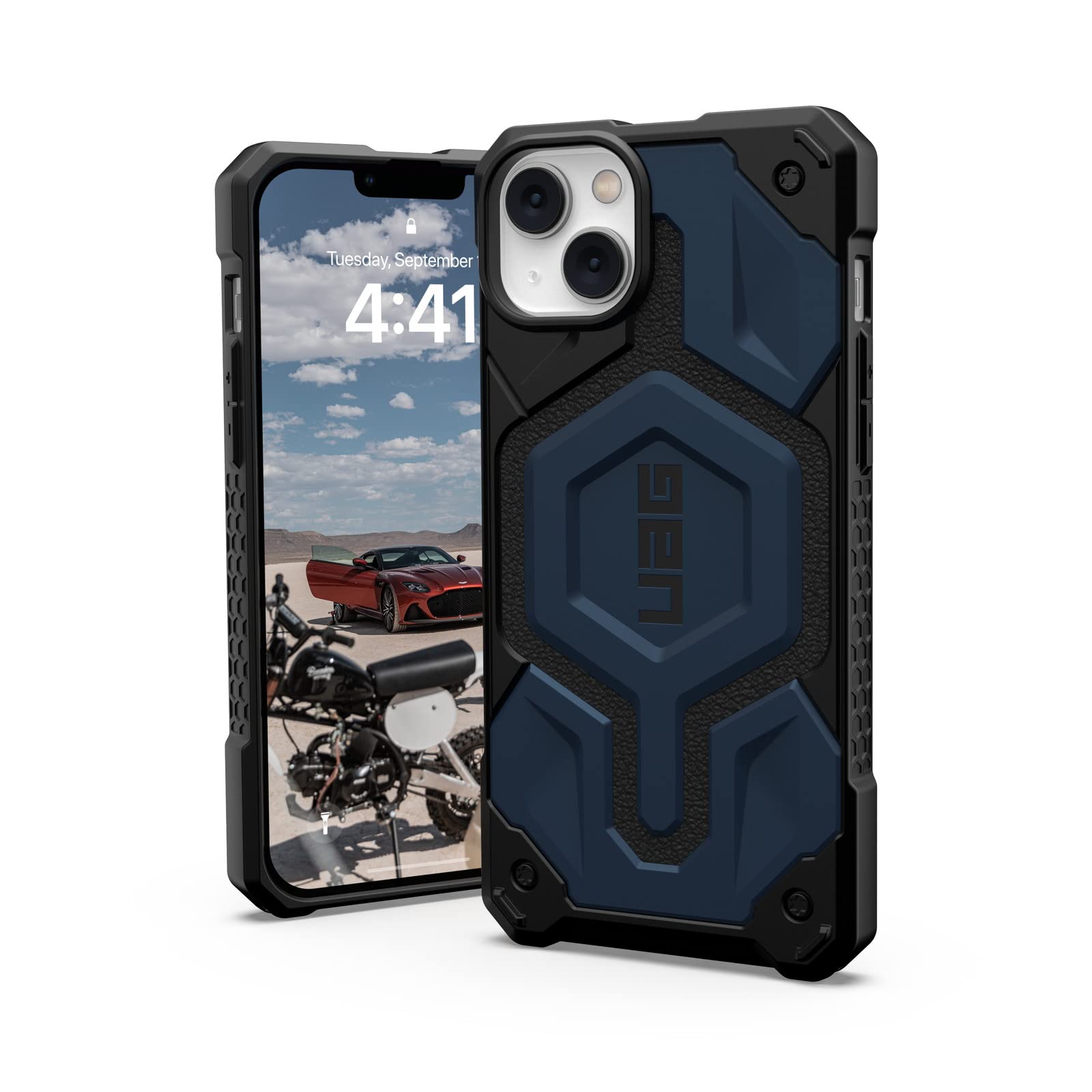 URBAN ARMOR GEAR iPhone 14 Plus (6.7) 2022対応 耐衝撃ケース MagSafe対応 MONARCH PRO マラード 【日本正規代理店品】 UAG-IPH22LA-PMS-ML｜WES STORE