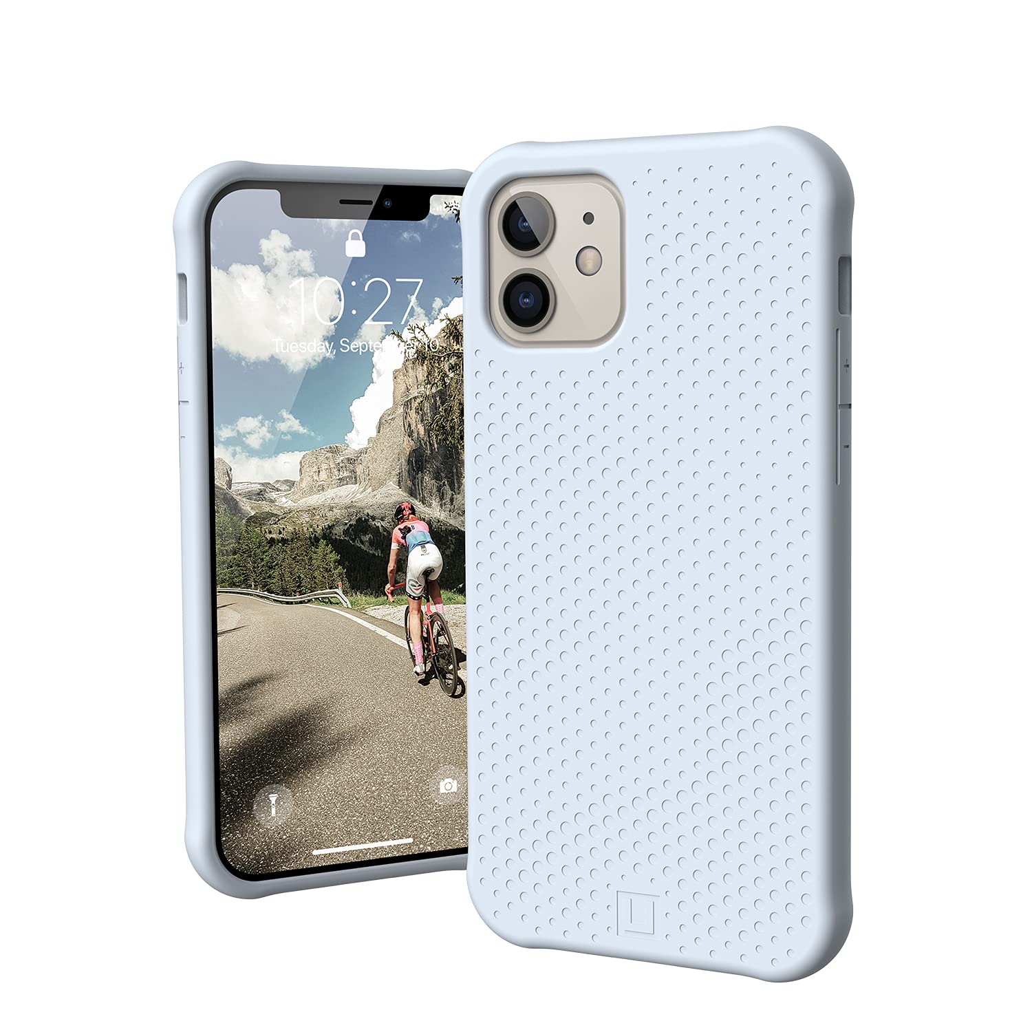 URBAN ARMOR GEAR/U by UAG iPhone 12/12 Pro(6.1) 2020相応う耐衝撃容れもの DOT ホンブルグ帽青碧 【日本定め事代わりになる店品】 UAG-UIPH20MD-SB