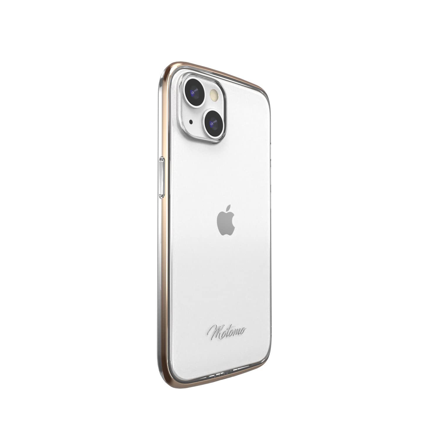motomo iPhone 14 / iPhone 13 ケース INO LINE INFINITY CLEAR CASE [ クリア ソフトケース 密着痕防止 TPUとポリカーボネートのハイブリッド 耐衝撃 バンパー風 ワイヤレス充電 ] アップル アイフォンケース