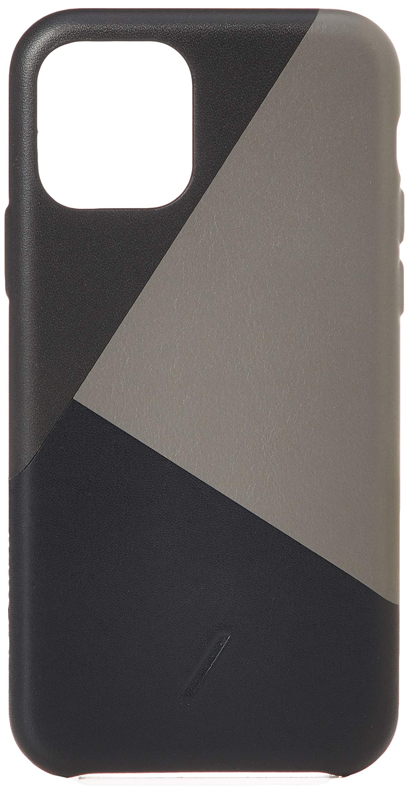 [原住民単位労働組合] CLIC Marquetry Case スマホケース iPhone 11 Pro 相応う-イタリア共和国 ナッパレザー 本革 BLACK