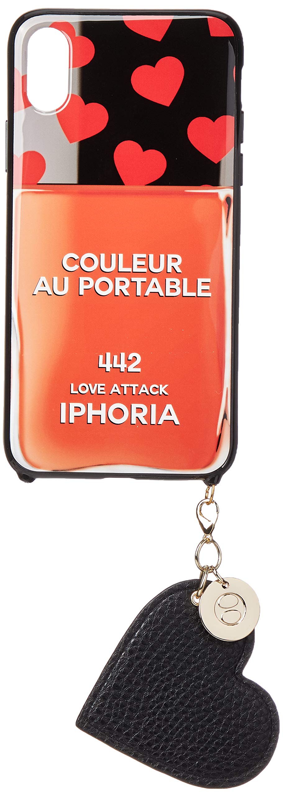 [アイフォリア] iPhone X/XS相応う Case for Apple X/XS-Couleur au Portable Love Attack Jewelery Mold 赤いこと