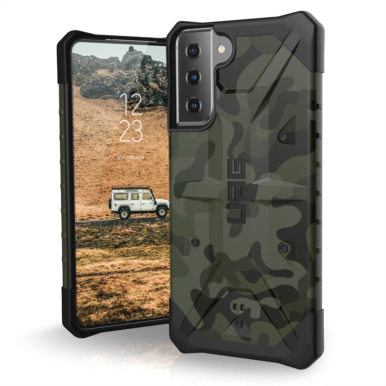 URBAN ARMOR GEAR Galaxy S21+対応耐衝撃ケース PATHFINDER SE フォレストカモ 【日本正規代理店品】 UAG-GLXS21PLS-FC