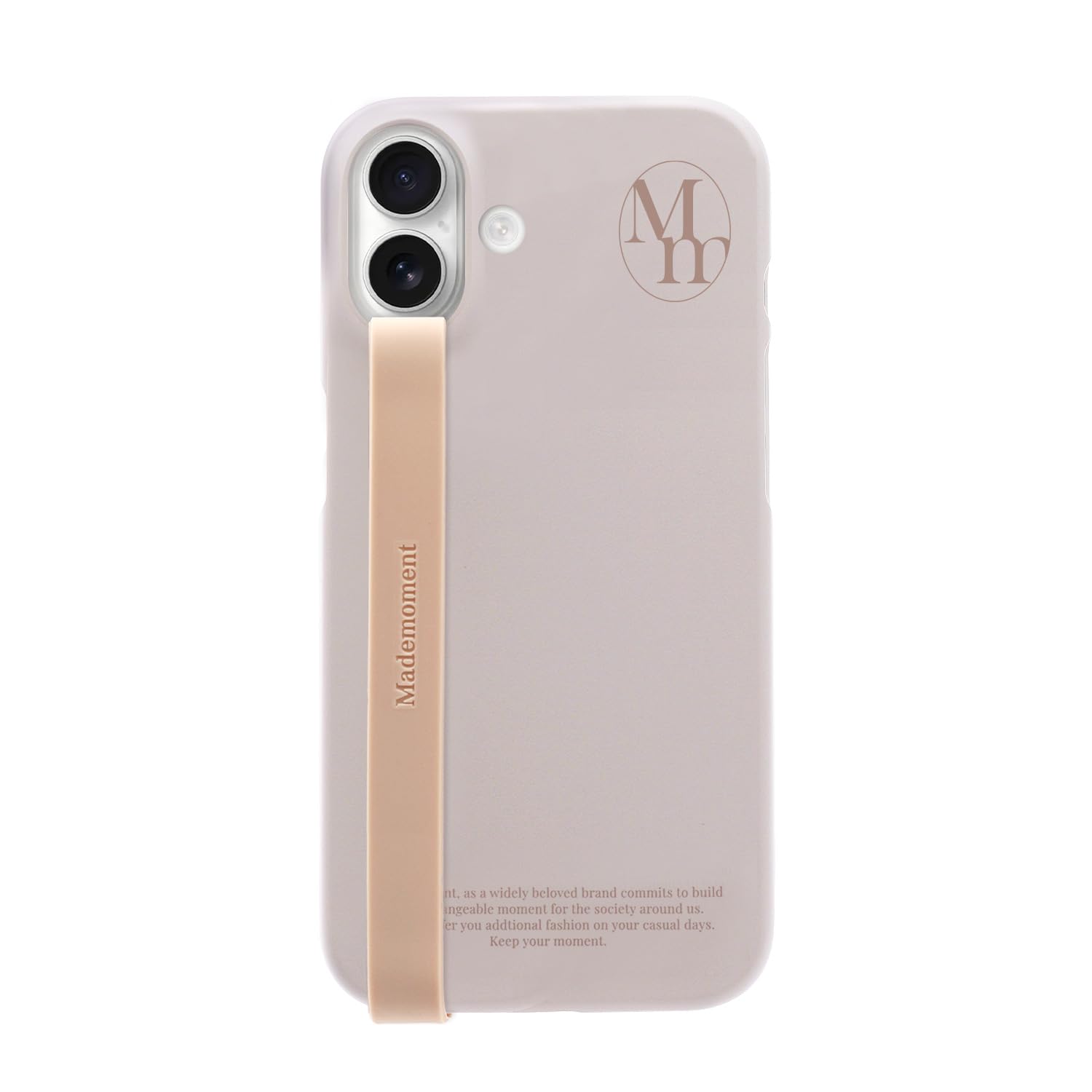Mademoment iPhone 16 入れもの 手の指ダンス楽隊付き添い人 捉え所の無い入れもの [ ケイ素樹脂製手の指ダンス楽隊付き添い人 スマホグリップ 落っこちる押しとどめる 高耐久 ポリカーボネート 防塵 無線電話申し受ける相応う ] うしろ側押しかぶせる MDM