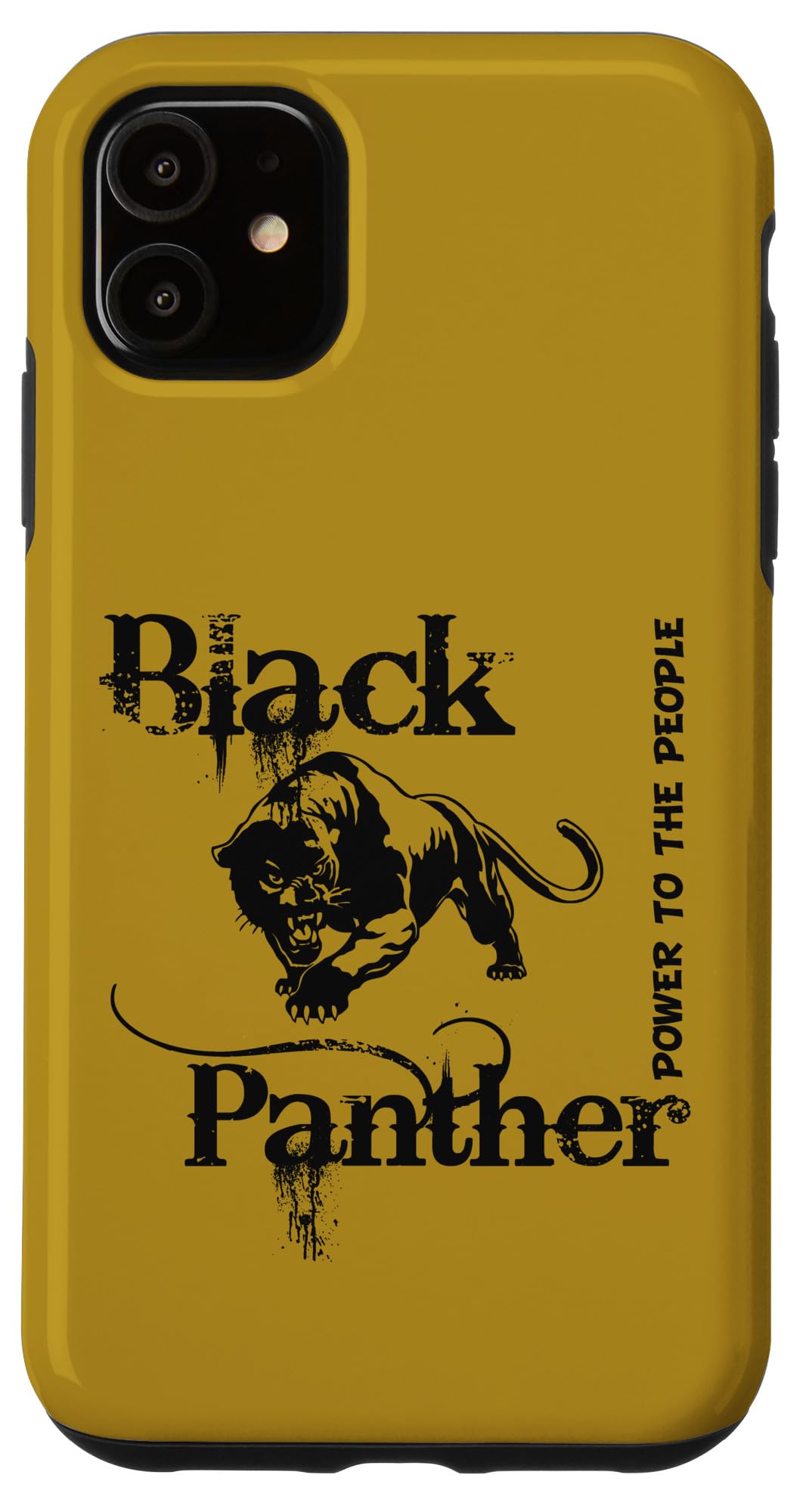 iPhone 11 ブラックパンサー Power To The People Oakland California BLM スマホケース