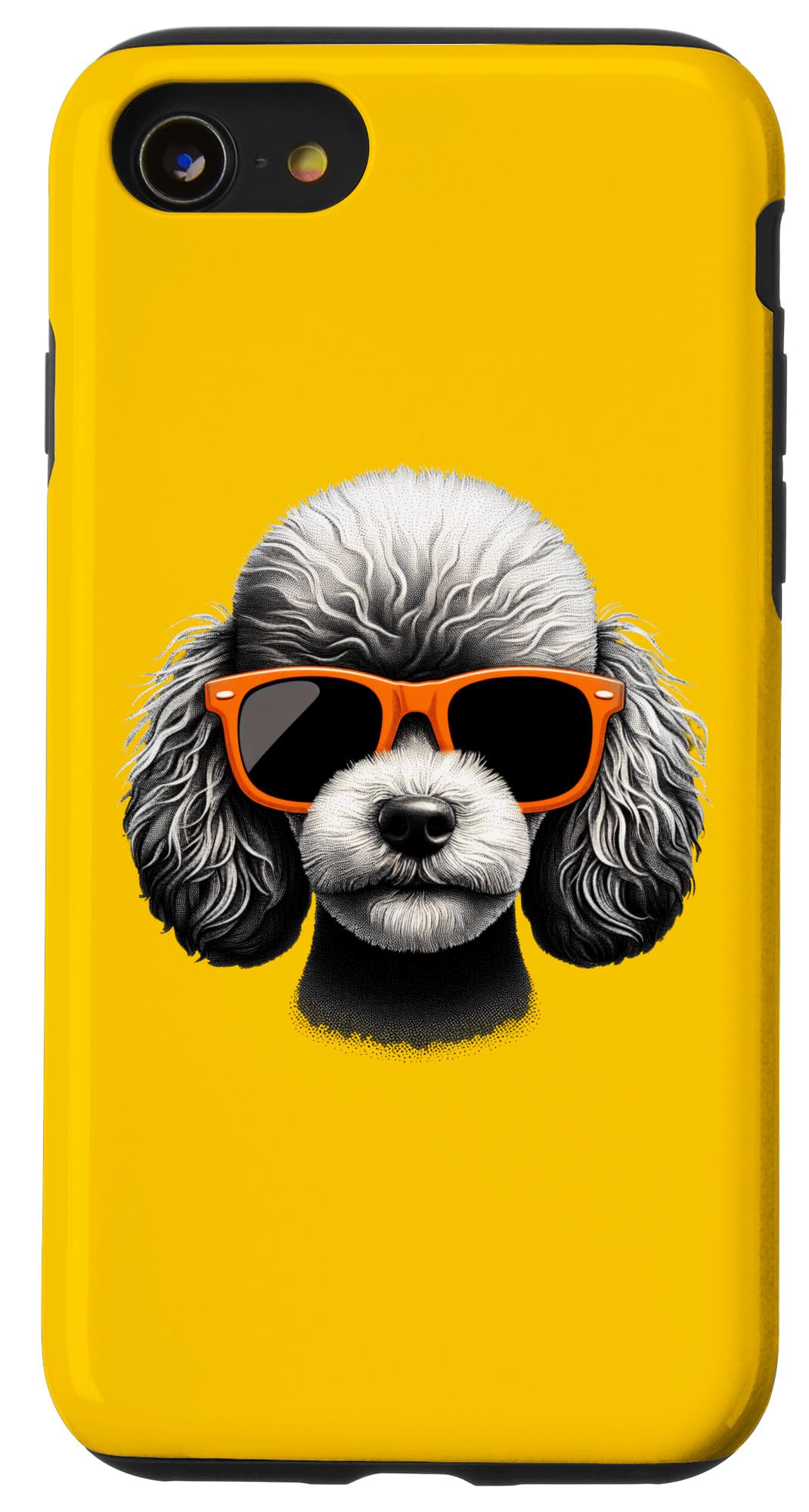 iPhone SE (2020) / 7 / 8 クールなトイプードル 犬 サングラス グラフィック 犬好き スマホケース