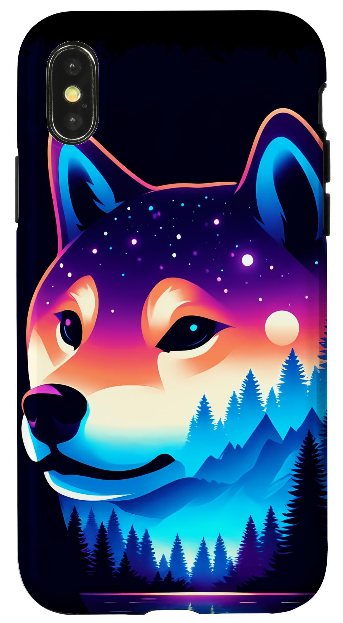iPhone X/XS スピリットアニマル 柴犬 犬 オーナー メンズ レディース キッズ スマホケース