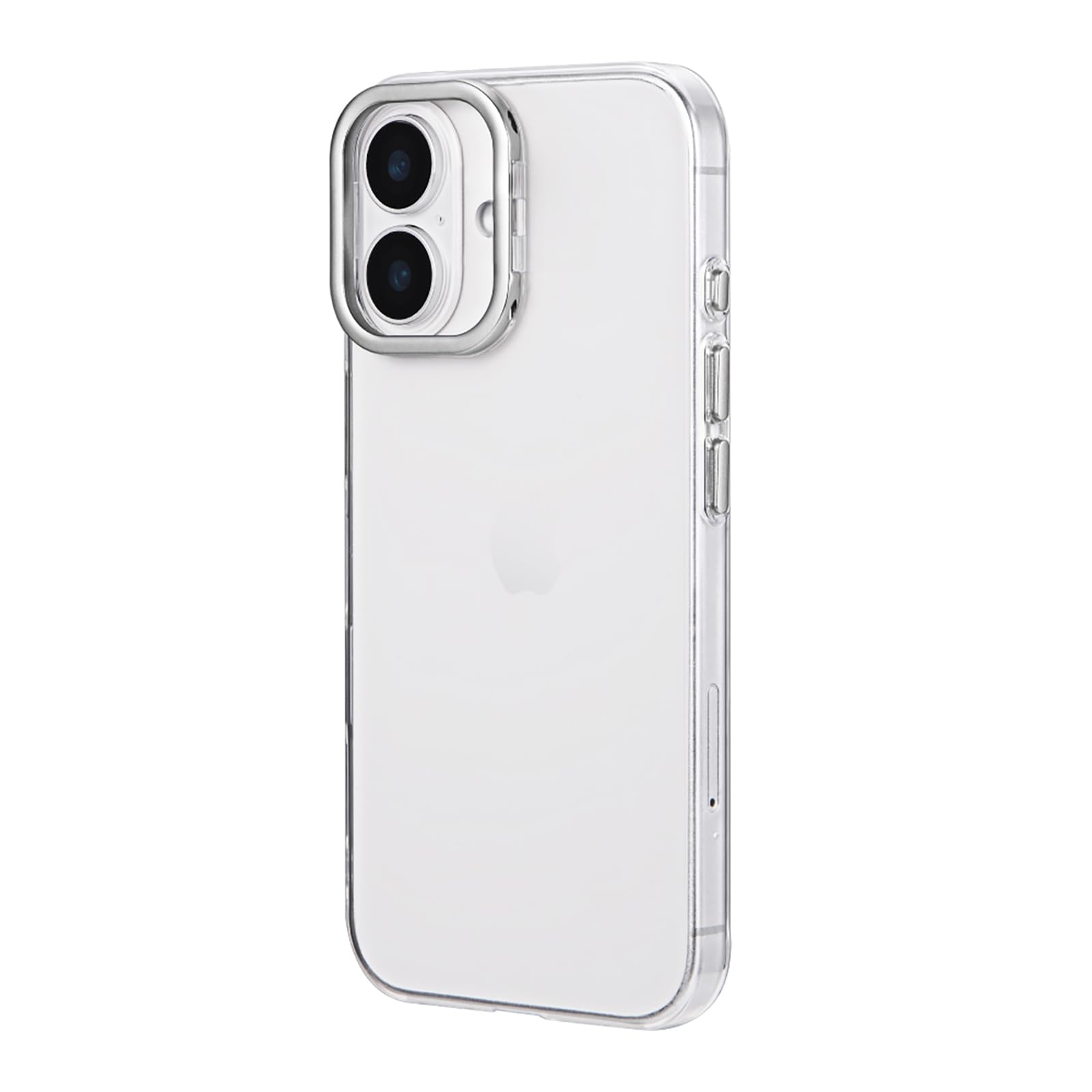 LEPLUS ルプラス iPhone 16 照明ランプ積み上げる変わり種容れもの 「mycam Stand」 しろがね色 LN-IM24MCSSV