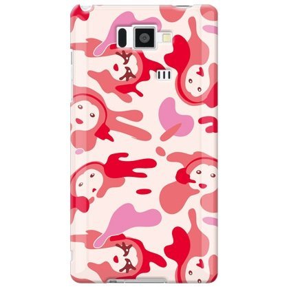 SECOND SKIN unnonカモフラ (pink) designed by 野口路加/for AQUOS PHONE SERIE ISW16SH/au ASHA16-ABWH-199-Z036|WES STORE