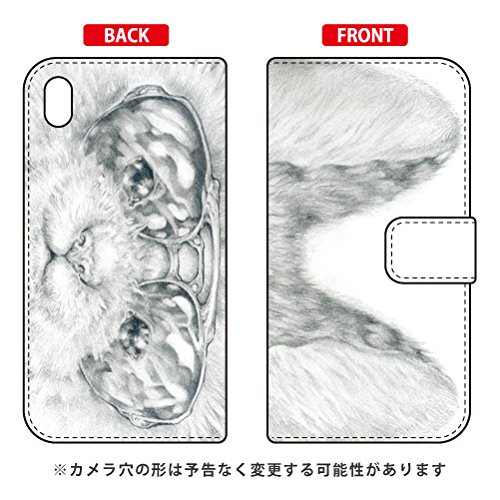 SECOND SKIN 手帳型スマートフォンケース KYOTARO 「サングラスキャット」 / for Xperia Z3 SO-01G/docomo DSO01G-IJTC-401-LJ16|WES STORE