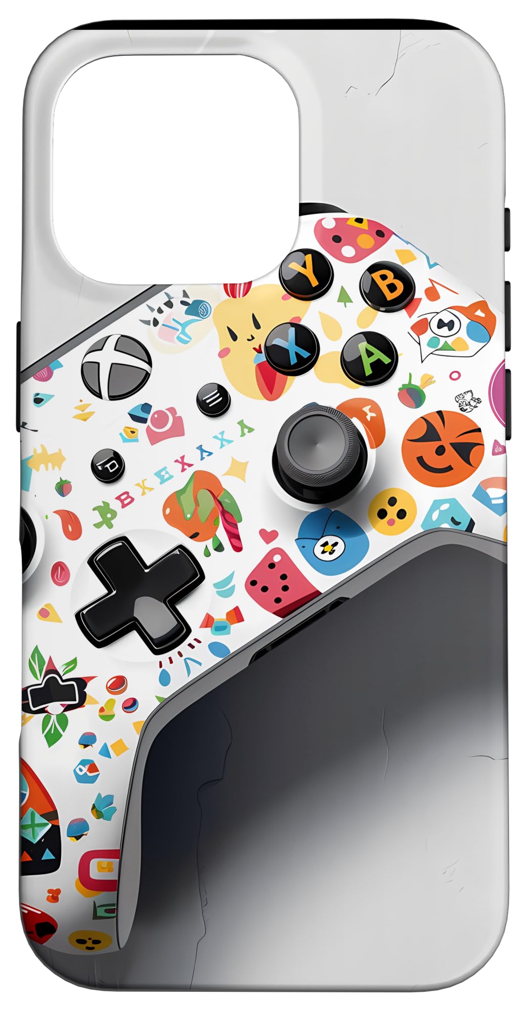 iPhone 16 Pro 面白いティーンゲーマービデオゲームコントローラーパターン スマホケース
