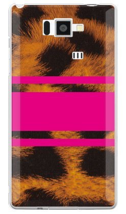 SECOND SKIN ROTM Leopard ピンク (クリア) design by ROTM/for AQUOS PHONE SERIE ISW16SH/au ASHA16-PCCL-202-Y390