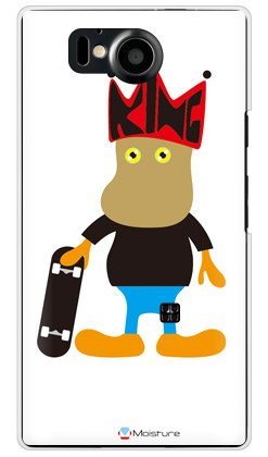 SECOND SKIN Behemoth ホワイト (クリア) design by Moisture/for AQUOS PHONE Xx 106SH/SoftBank SSHA16-PCCL-277-Y408