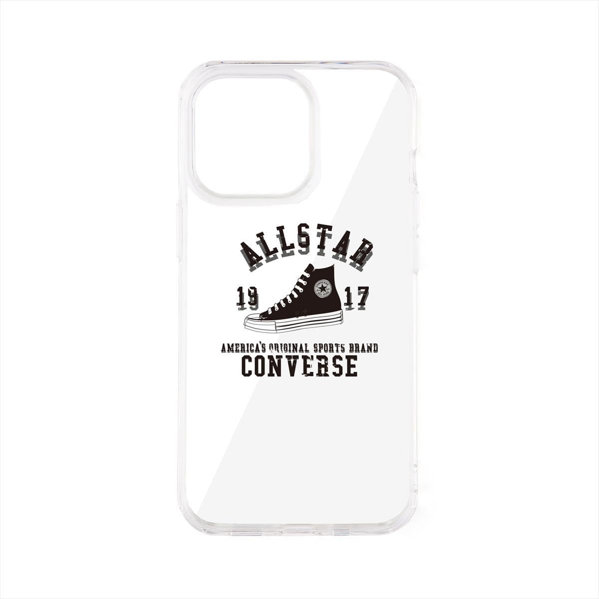コンバース(CONVERSE) College Logo Hybrid Clear Back Case クリア iPhone 13 Pro iP13pCV16