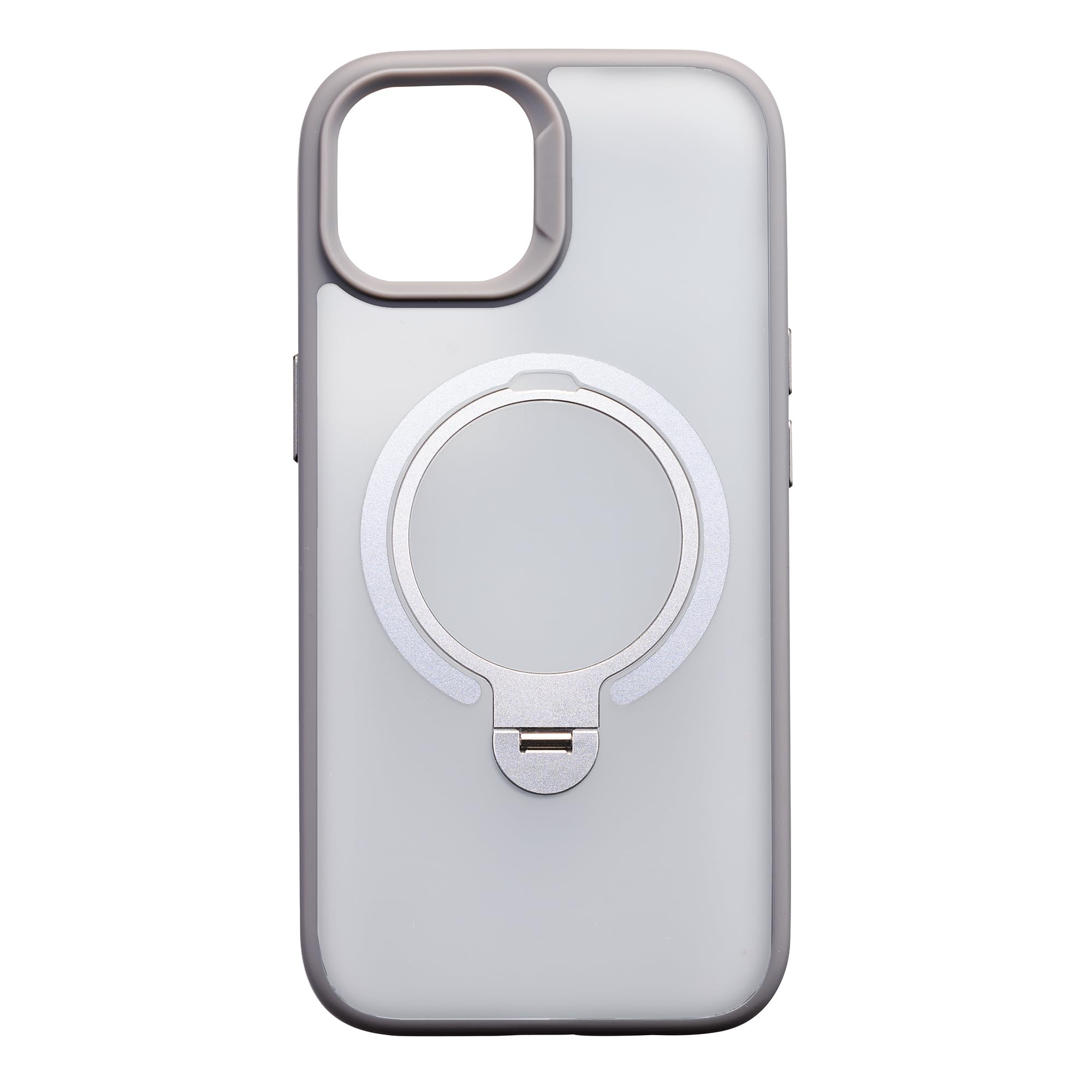 サンクレスト MagSta PLUSケース グレー for iPhone15/14/13 i37FiJS10