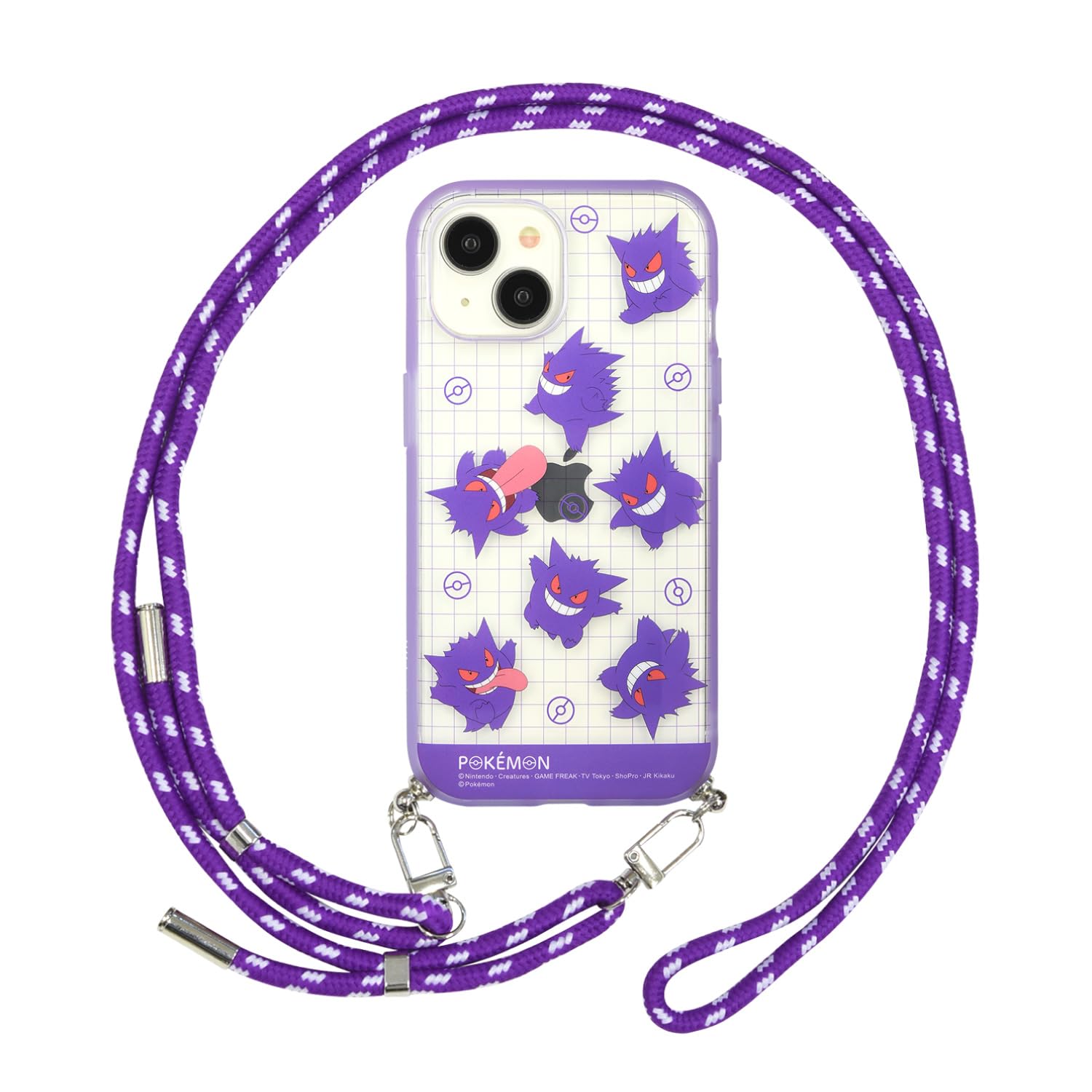 グルマンディーズ 隠し異類異形 IIIIfit Loop iPhone 15 / 14 / 13 相応う 容れもの ゲンガー POKE-878B