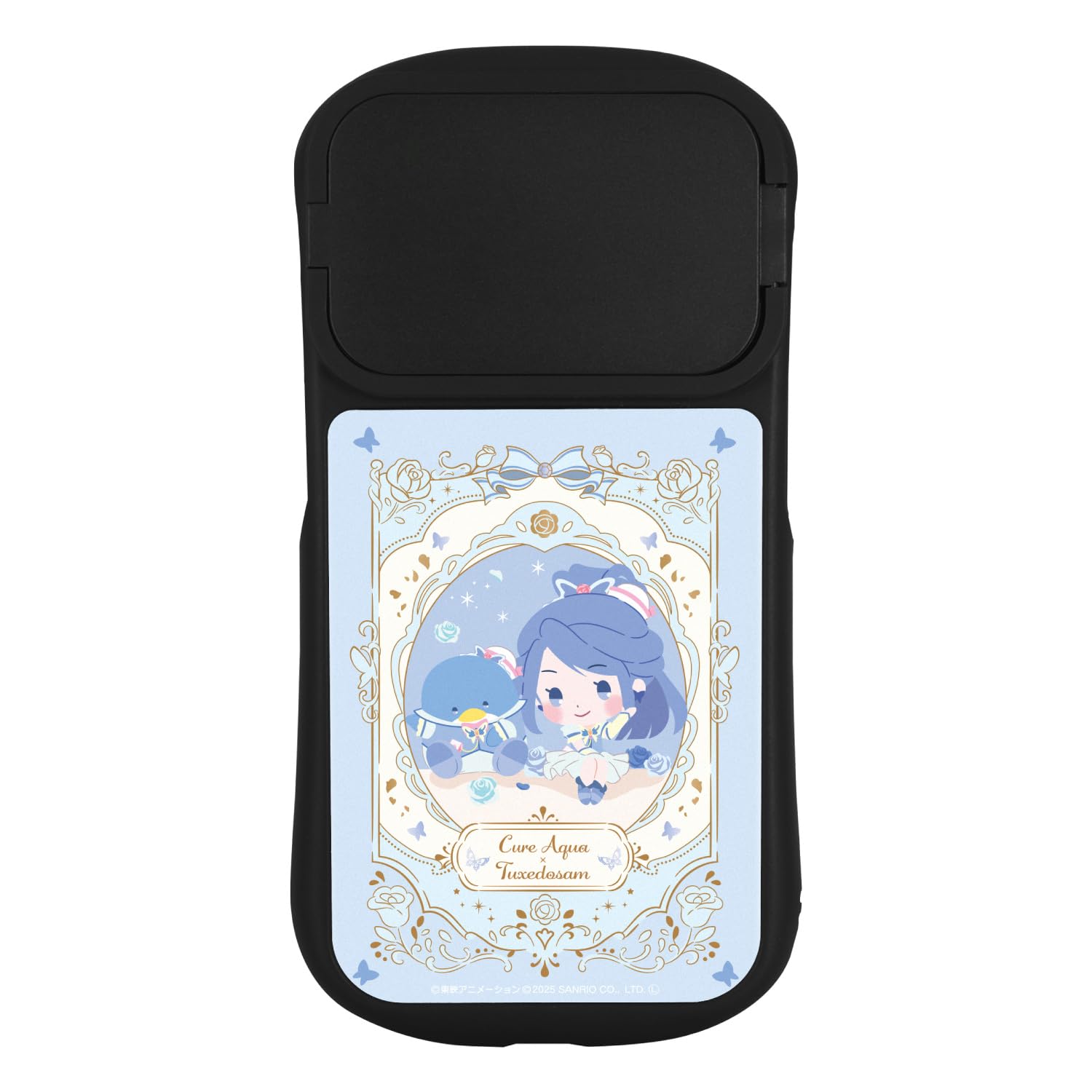 グルマンディーズ Yes!プリキュア5GoGo!×サンリオキャラクターズ iPhone15 / 15 Pro / 14 / 14 Pro / 13 / 13 Pro / 12 / 12Pro 相応う 変わり種ガラスケース キュアアクア BNP-06E