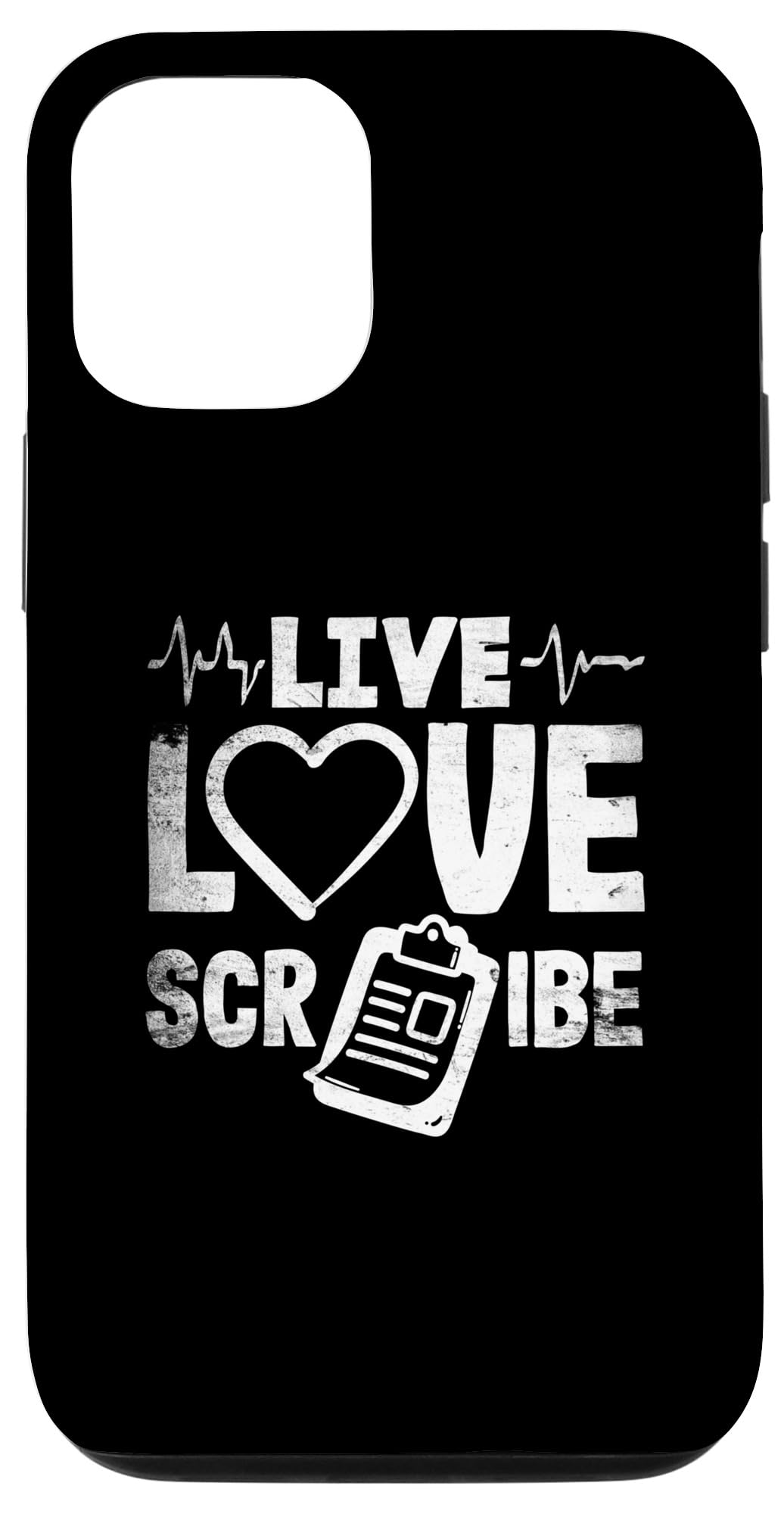 iPhone 14 Medical Scribe Live Love Scribe ヘルスケアドキュメント スマホケース