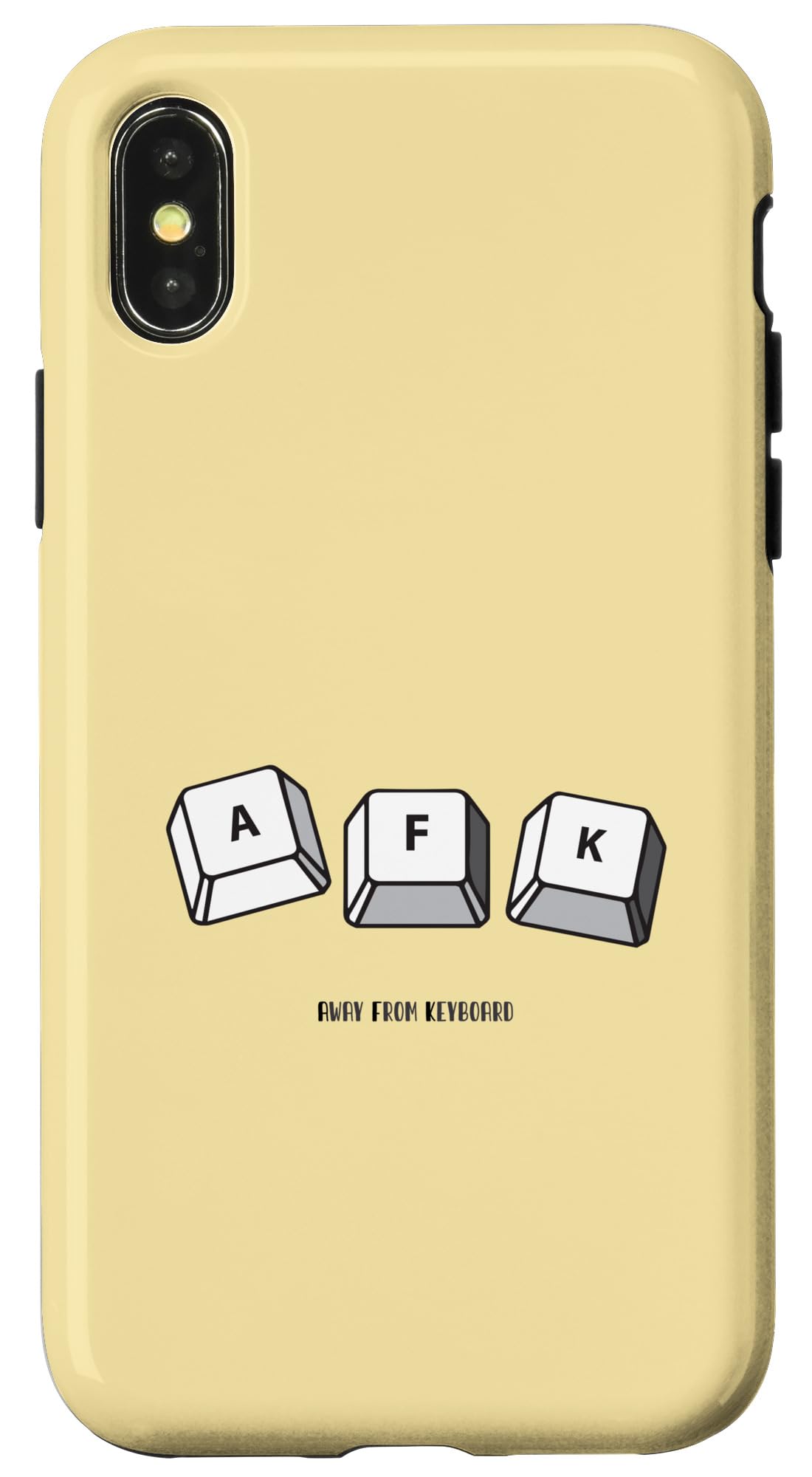 iPhone X/XS AFK ゲーミングキーボード スマホケース