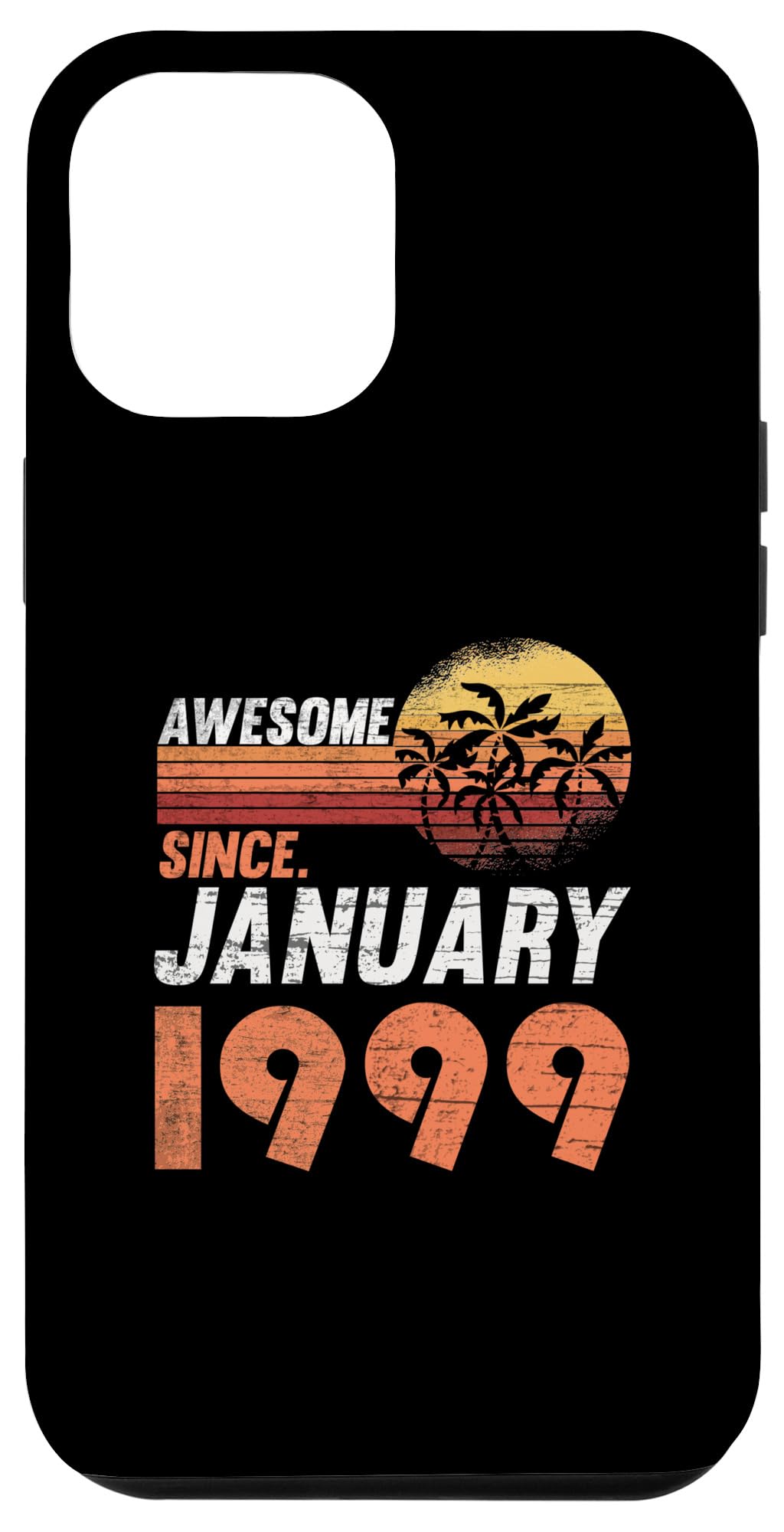 iPhone 14 Pro Max Awesome Since January 1999 メンズ レディース 誕生日 スマホケース