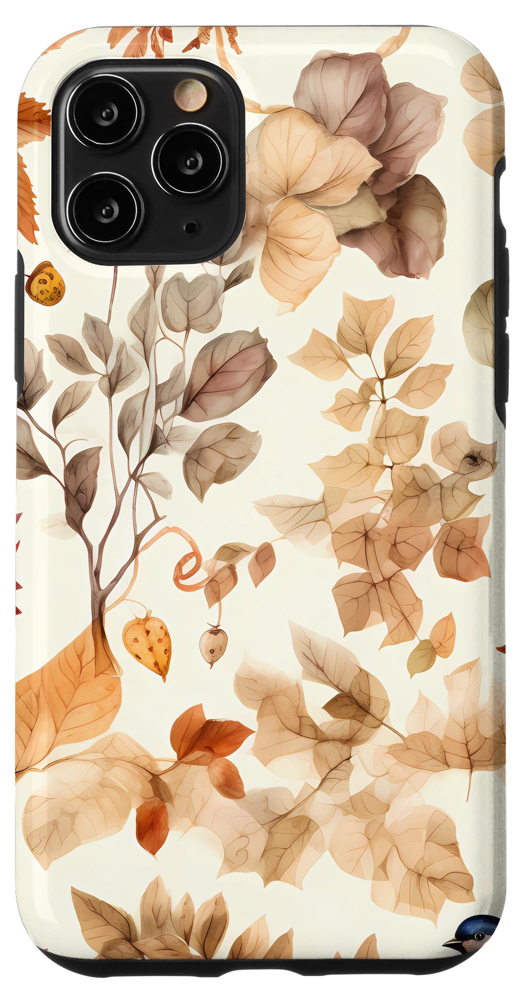 iPhone 11 Pro 紅葉 花柄 N4 スマホケース