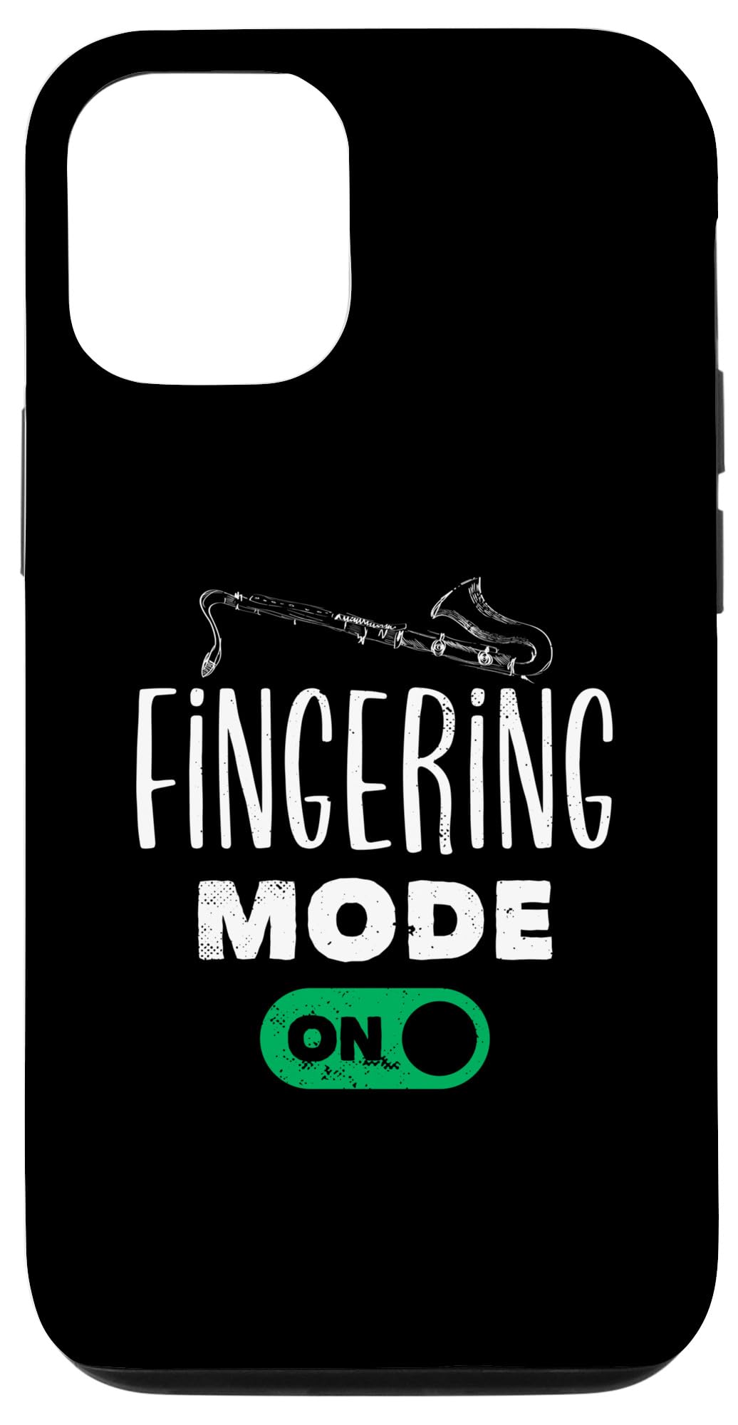 iPhone 14 Bass Clarinet フィンガリングモード 木管楽器奏者 スマホケース