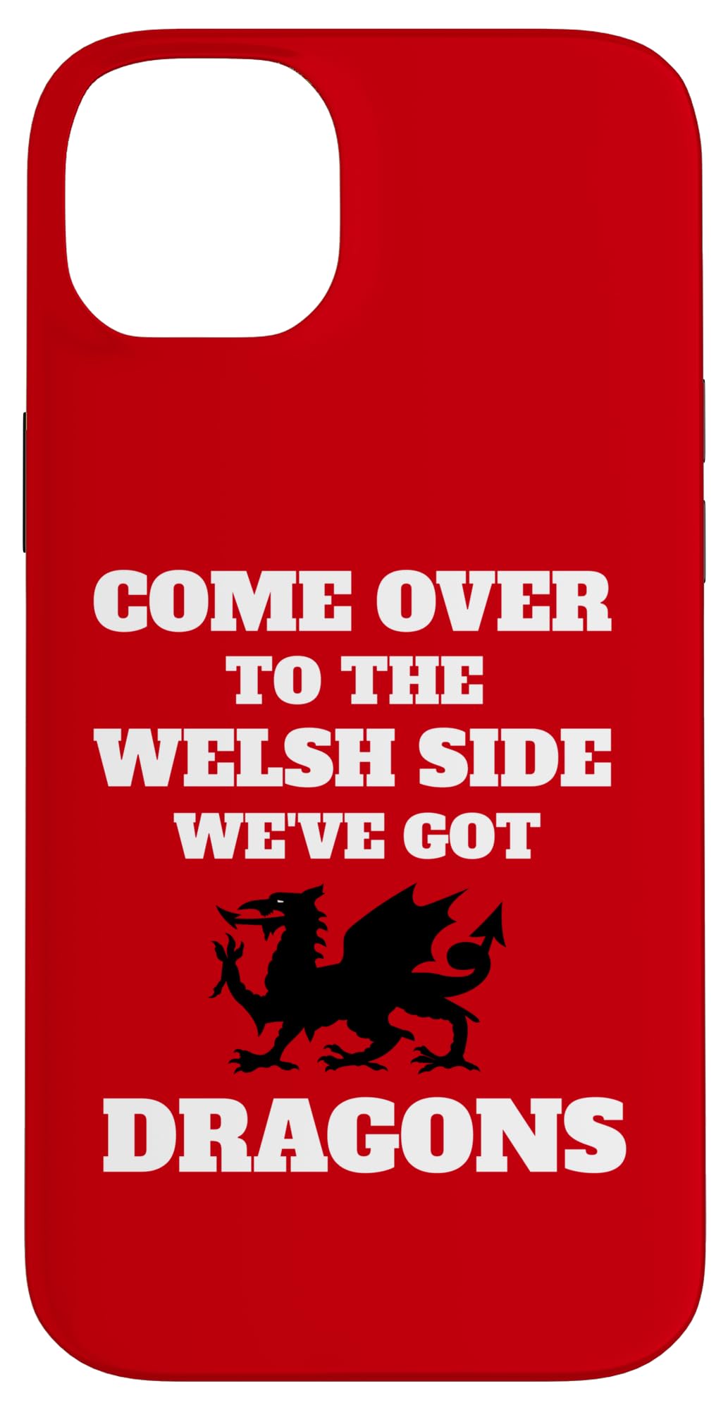 iPhone 14 Plus International Wales Rugby Funny Come To Welsh Side Dragons スマホケース