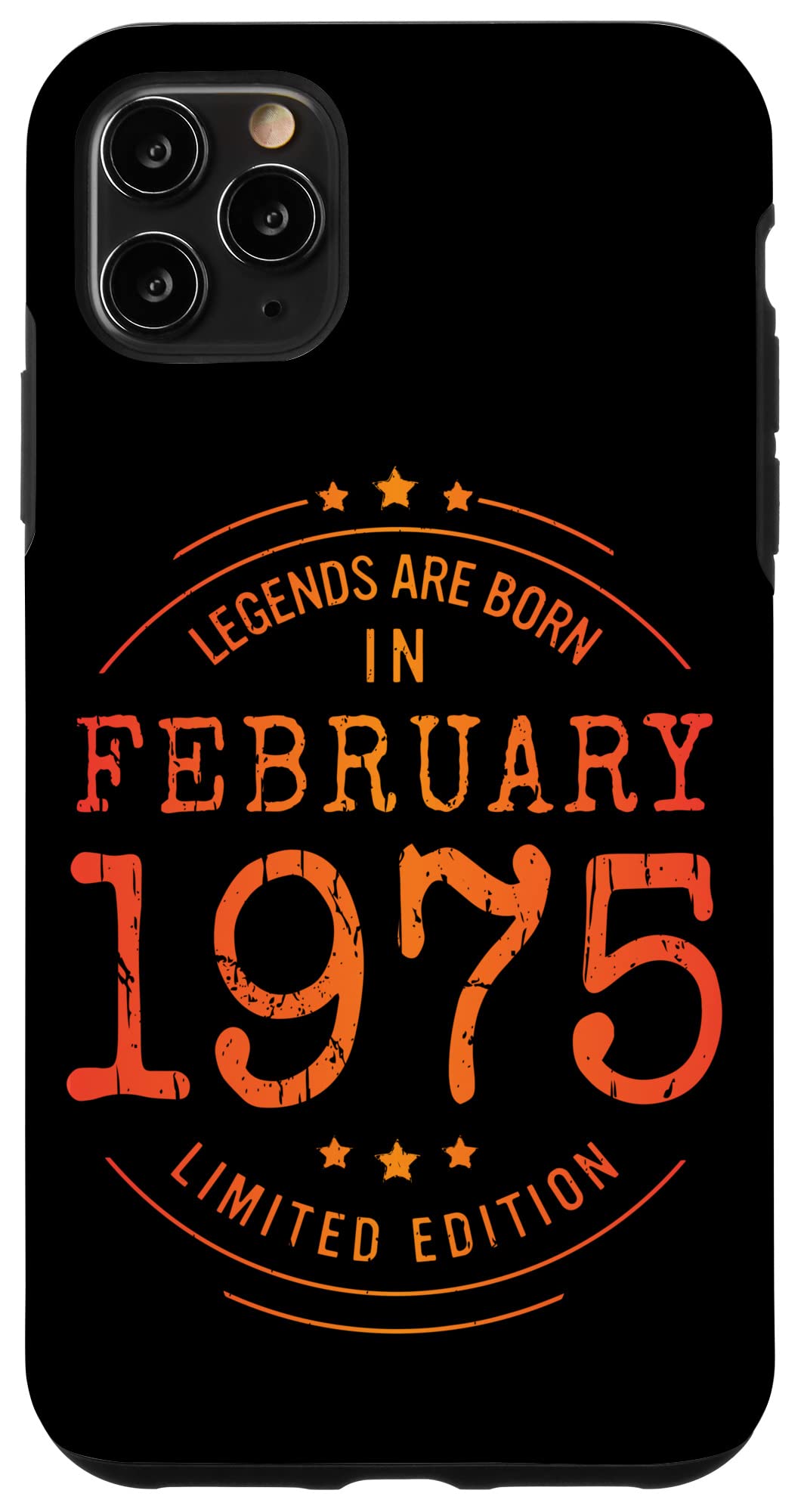 iPhone 11 Pro Max 誕生日 February 1975 年限定ギフト中古グランジヴィンテージ Limited 9月 Edition スマホケース