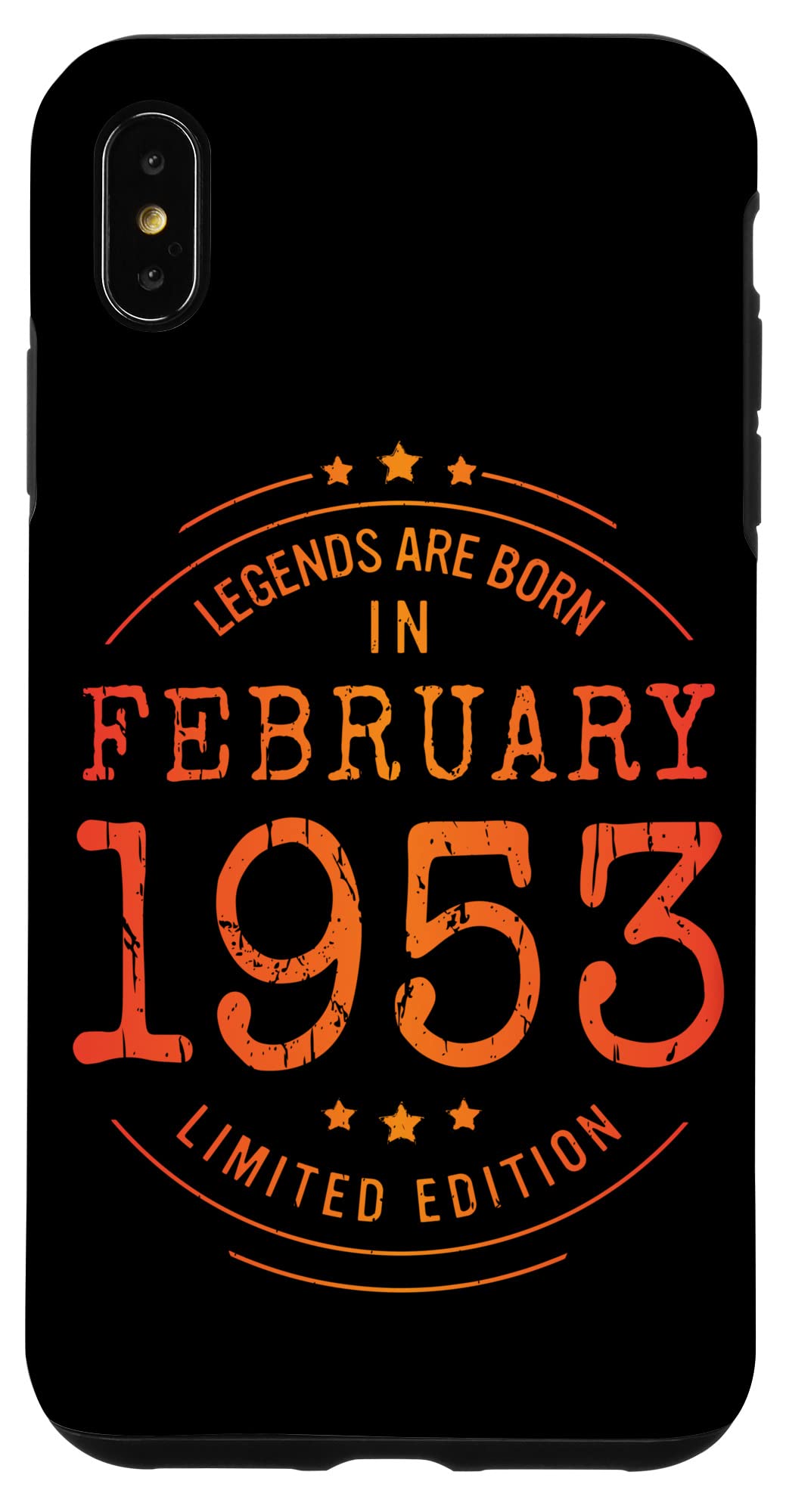 iPhone XS Max 誕生日 February 1953 年限定ギフト中古グランジヴィンテージ Limited 9月 Edition スマホケース
