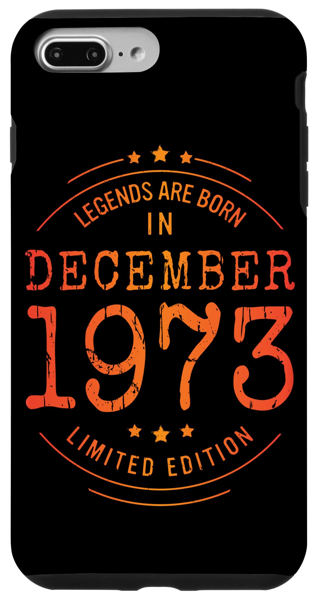 iPhone 7 Plus/8 Plus 誕生日 December 1973 年限定ギフト中古グランジヴィンテージ Limited 9月 Edition スマホケース